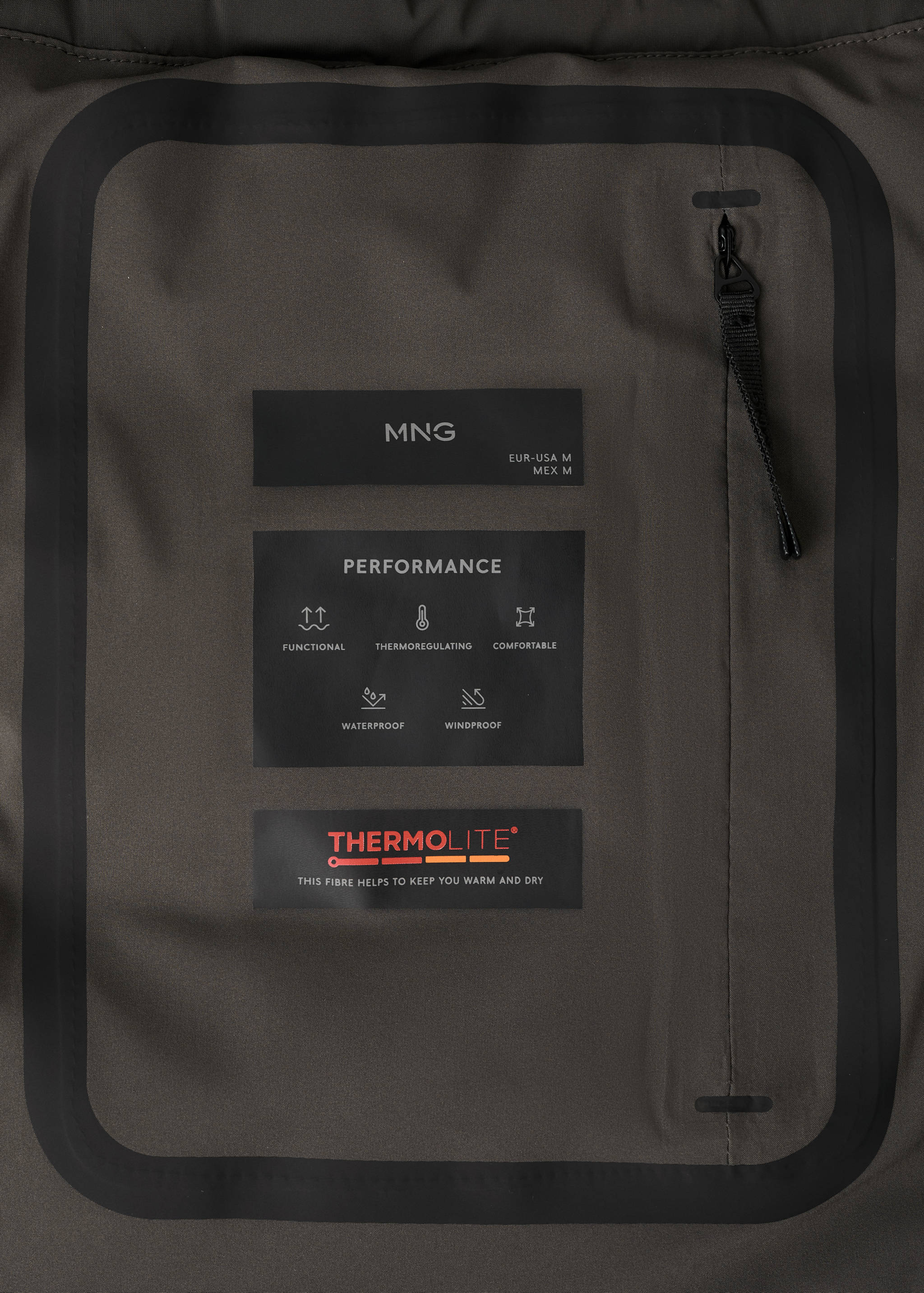 Jaqueta packable waterproof acolxada Thermolite® - Detall de l'article 2