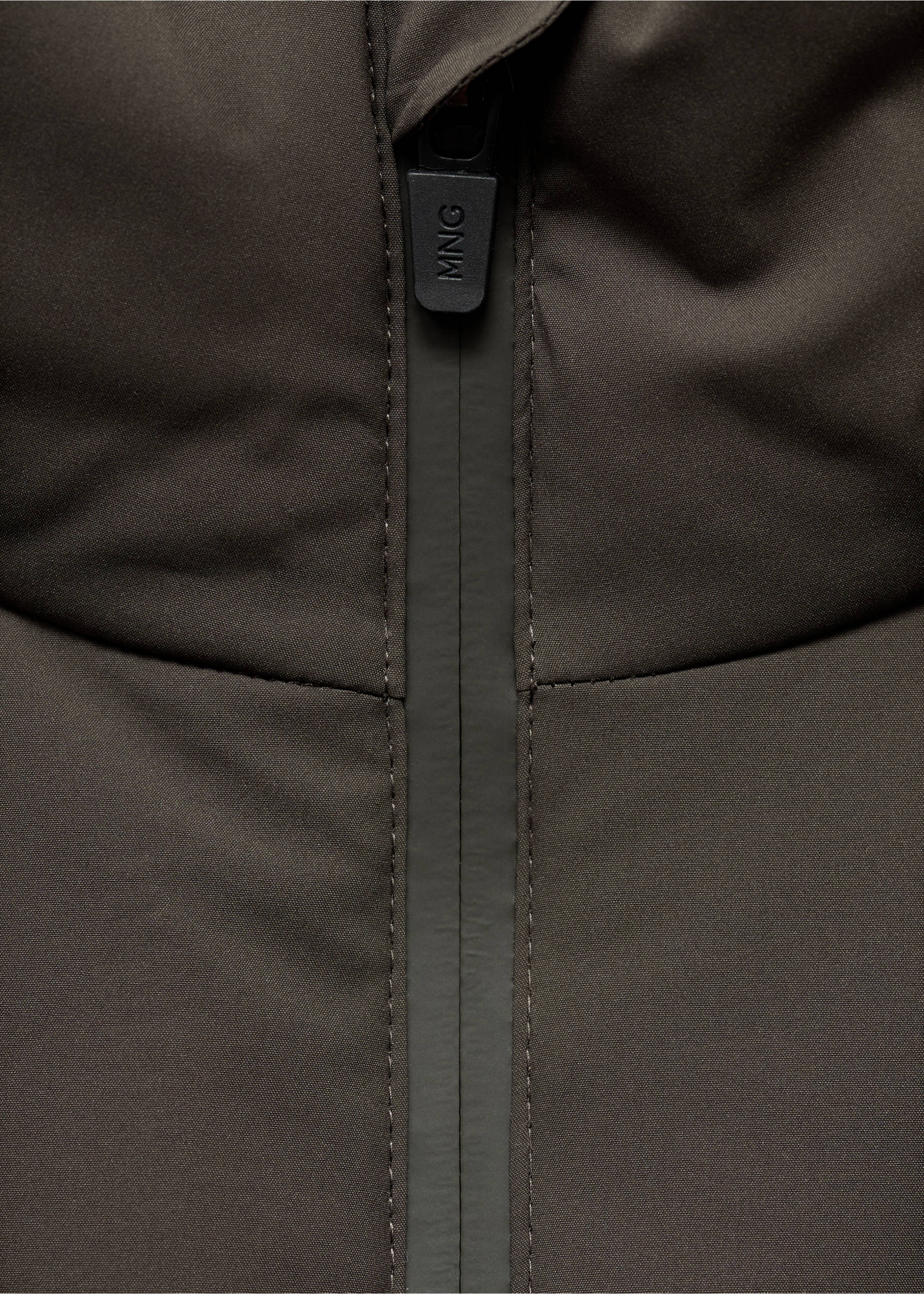 Packable water-repellent padded Thermolite® jacket - Details of the article 0, Medium Brown. Ref: 17095967-00.