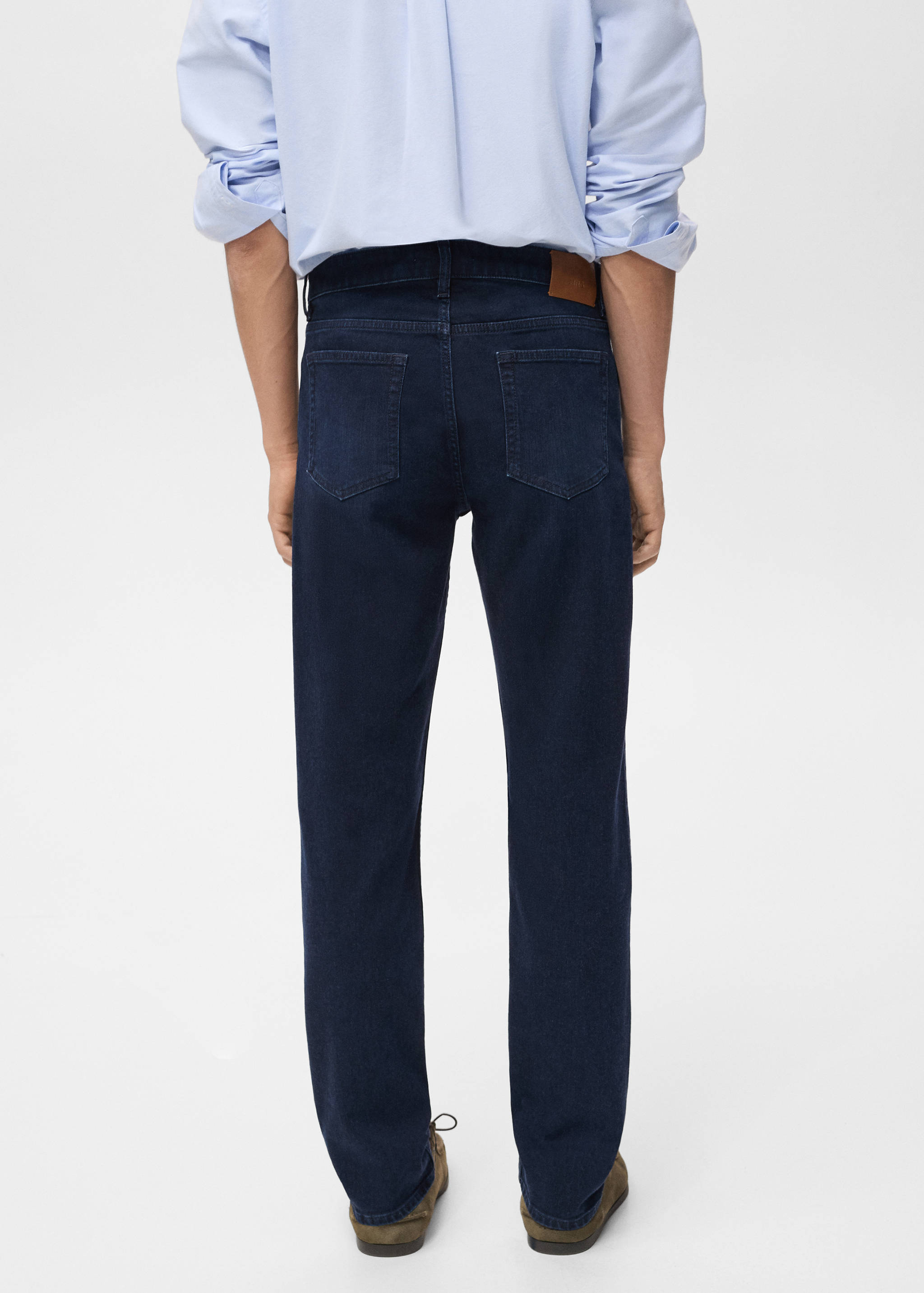 Veste slim-fit micro pied-de-poule - Verso de l’article