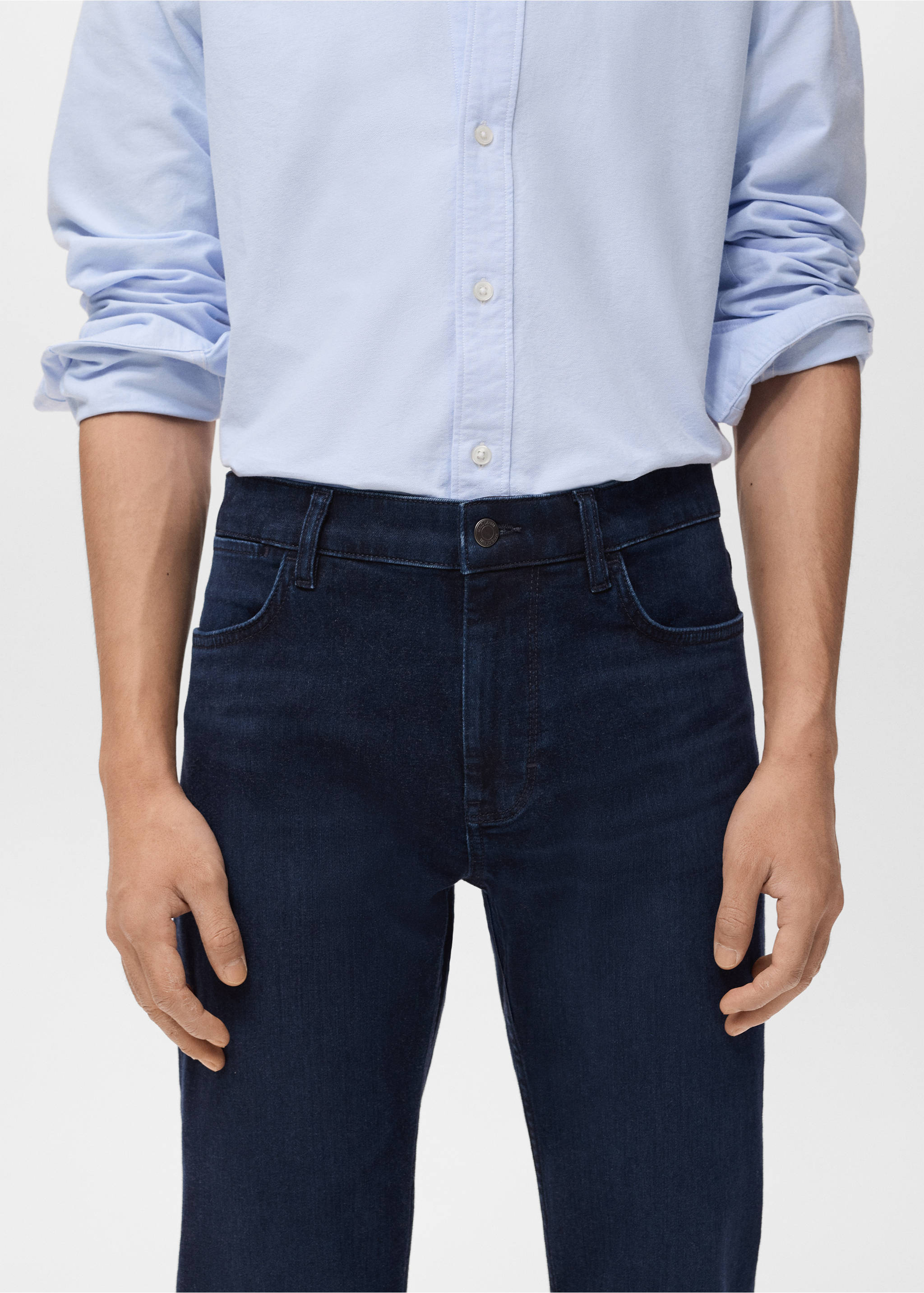 Džíny Patrick slim fit středně tmavé oprání - Detail zboží 3, Intenzivní tmavě modrá. Ref: 17095968-00.