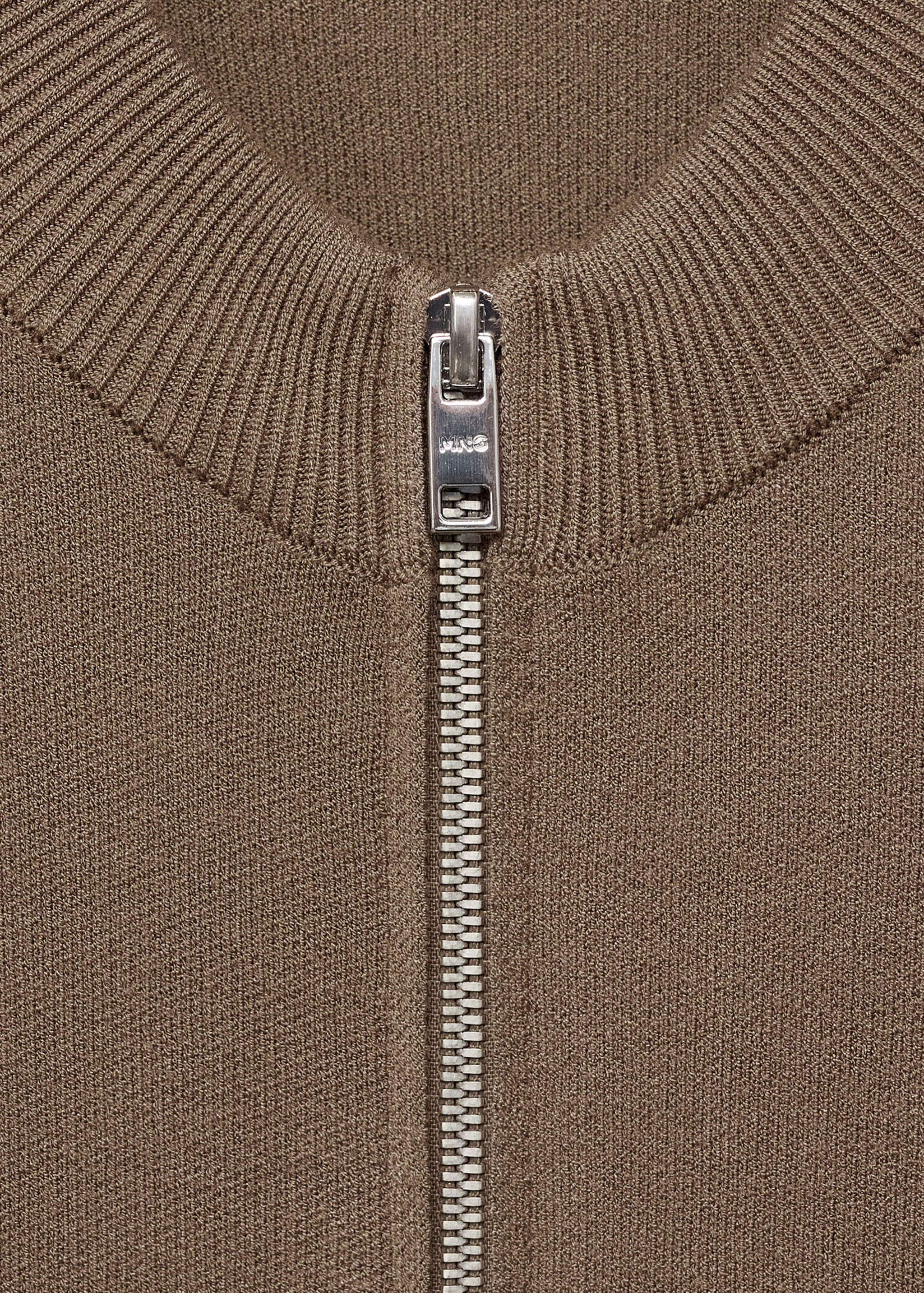 Zipped knit cardigan - Details of the article 8