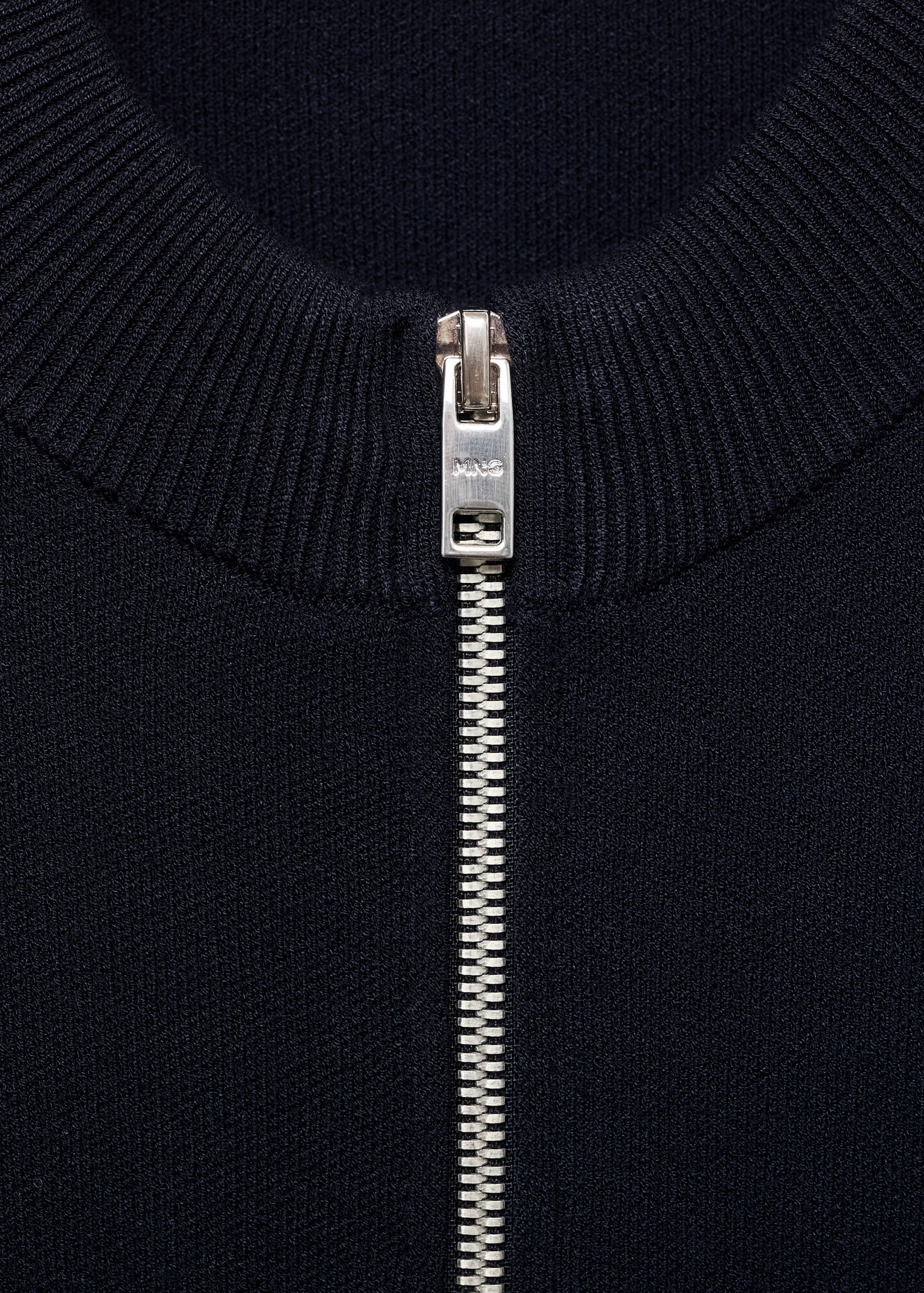 Zipped knit cardigan - Details of the article 8