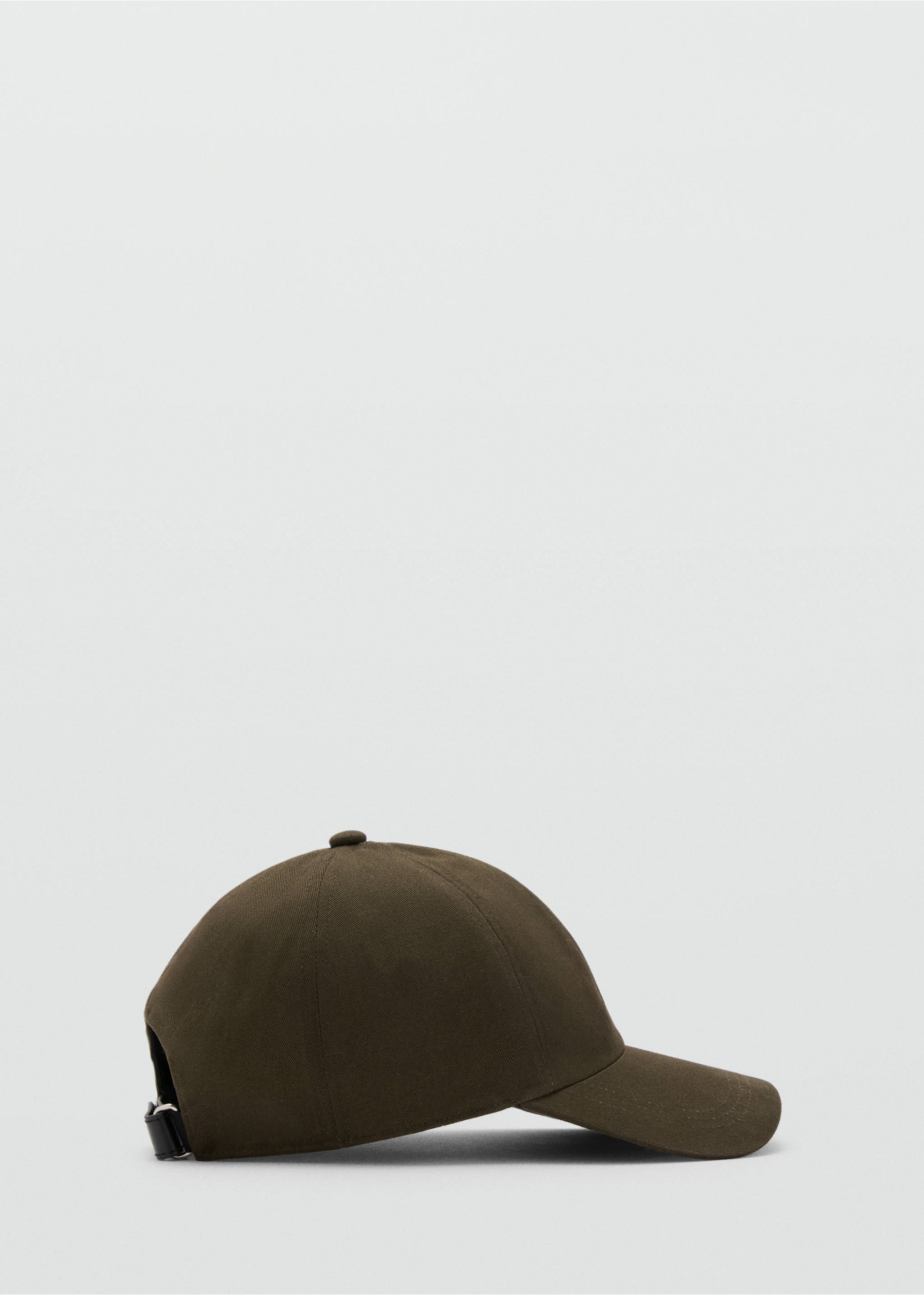 Cotton visor cap - Article without model, Khaki. Ref: 17095973-00.
