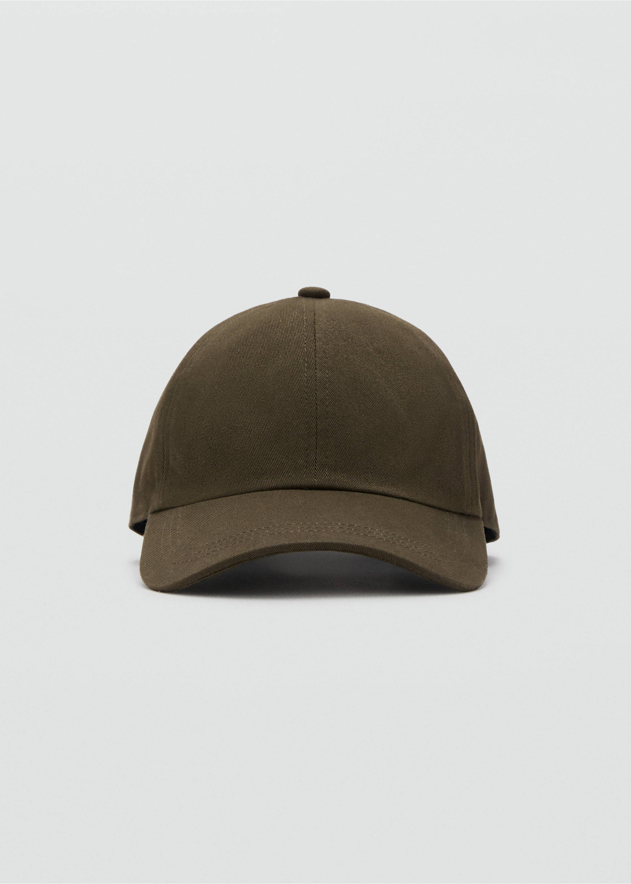 Cotton visor cap - Medium plane, Khaki. Ref: 17095973-00.