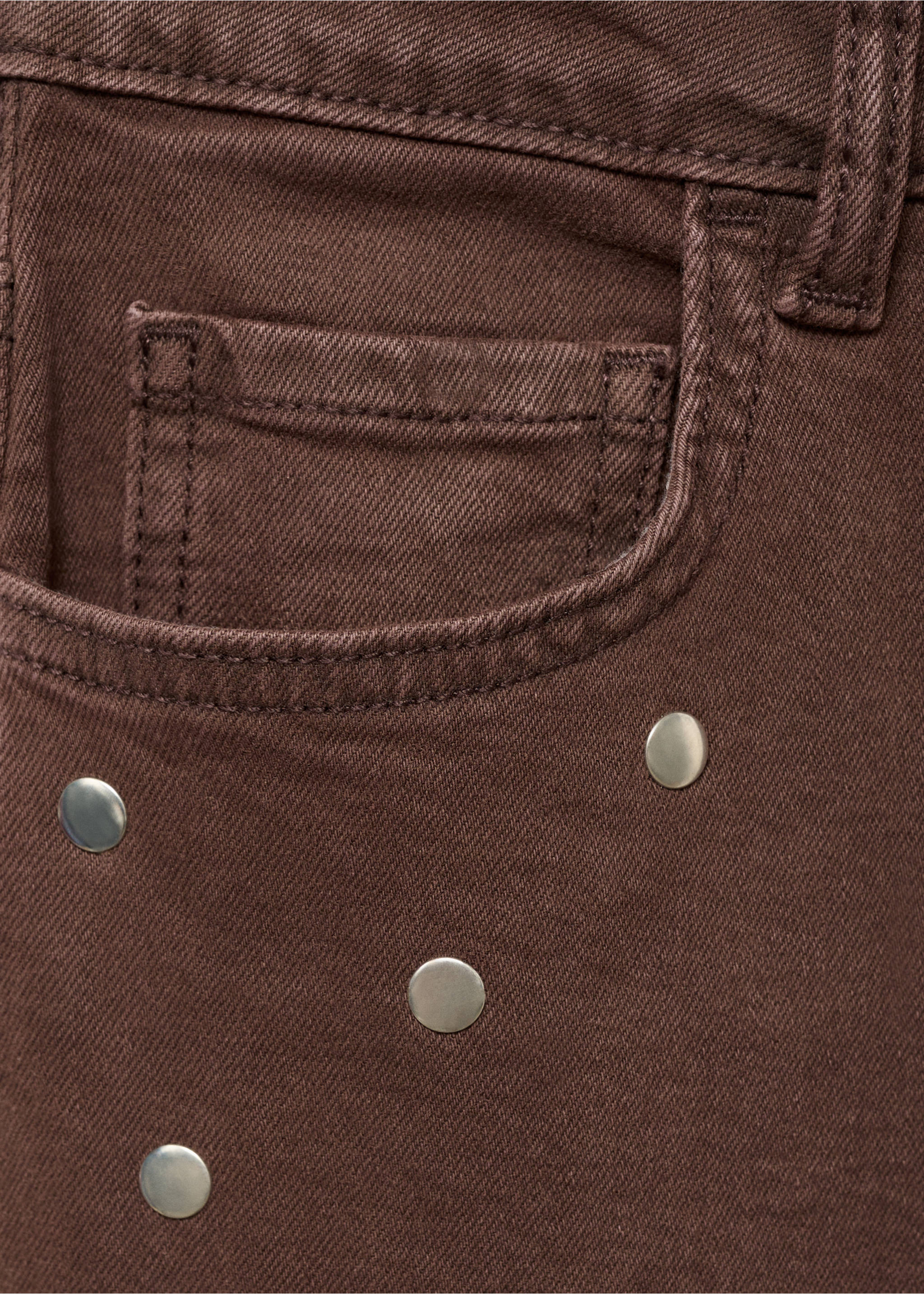 Texans rectes tatxons - Detall de l'article 0, Xocolata. Ref: 17095974-00.