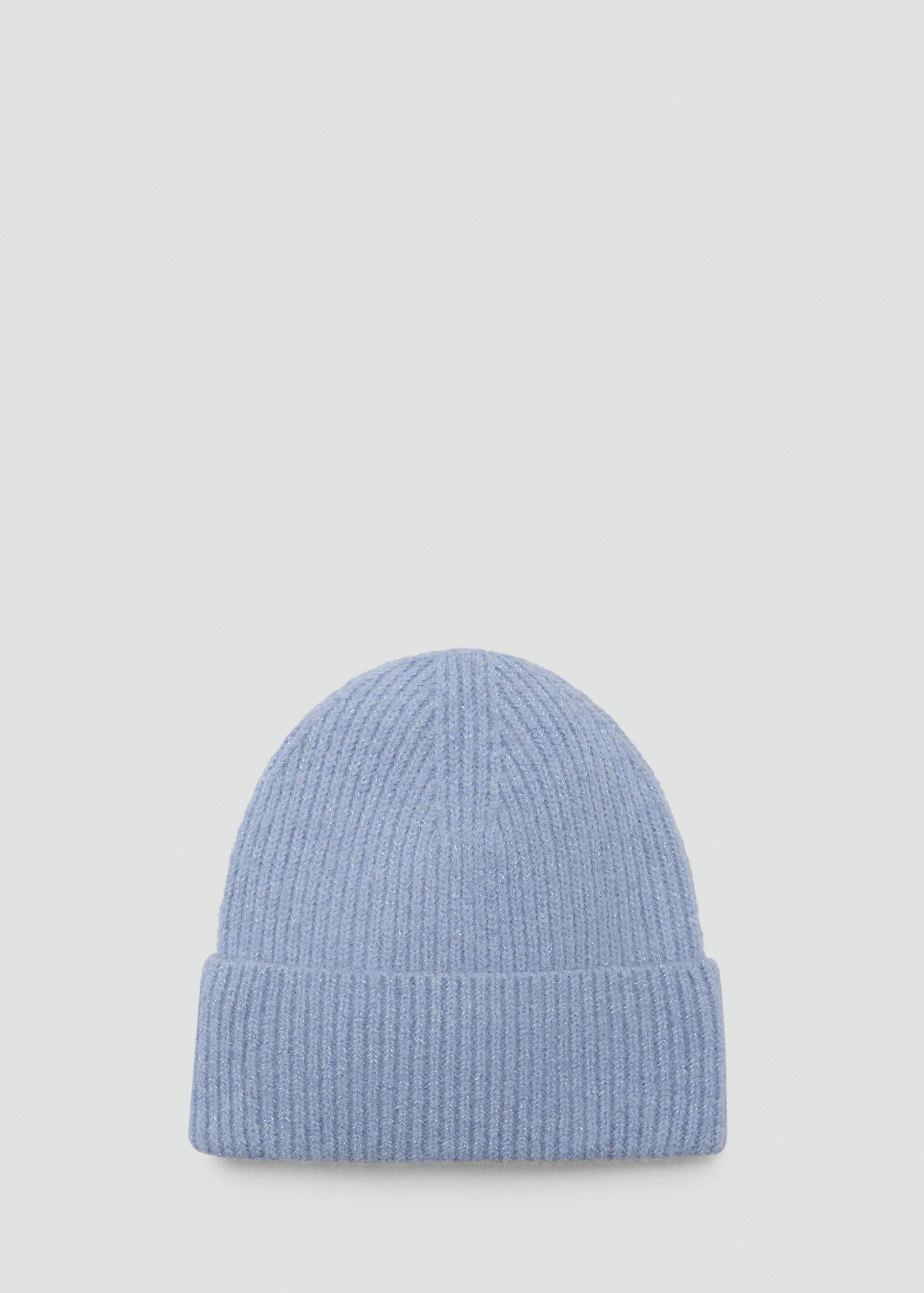 Lurex-Rippstrick-Gorro - Artikel ohne Model