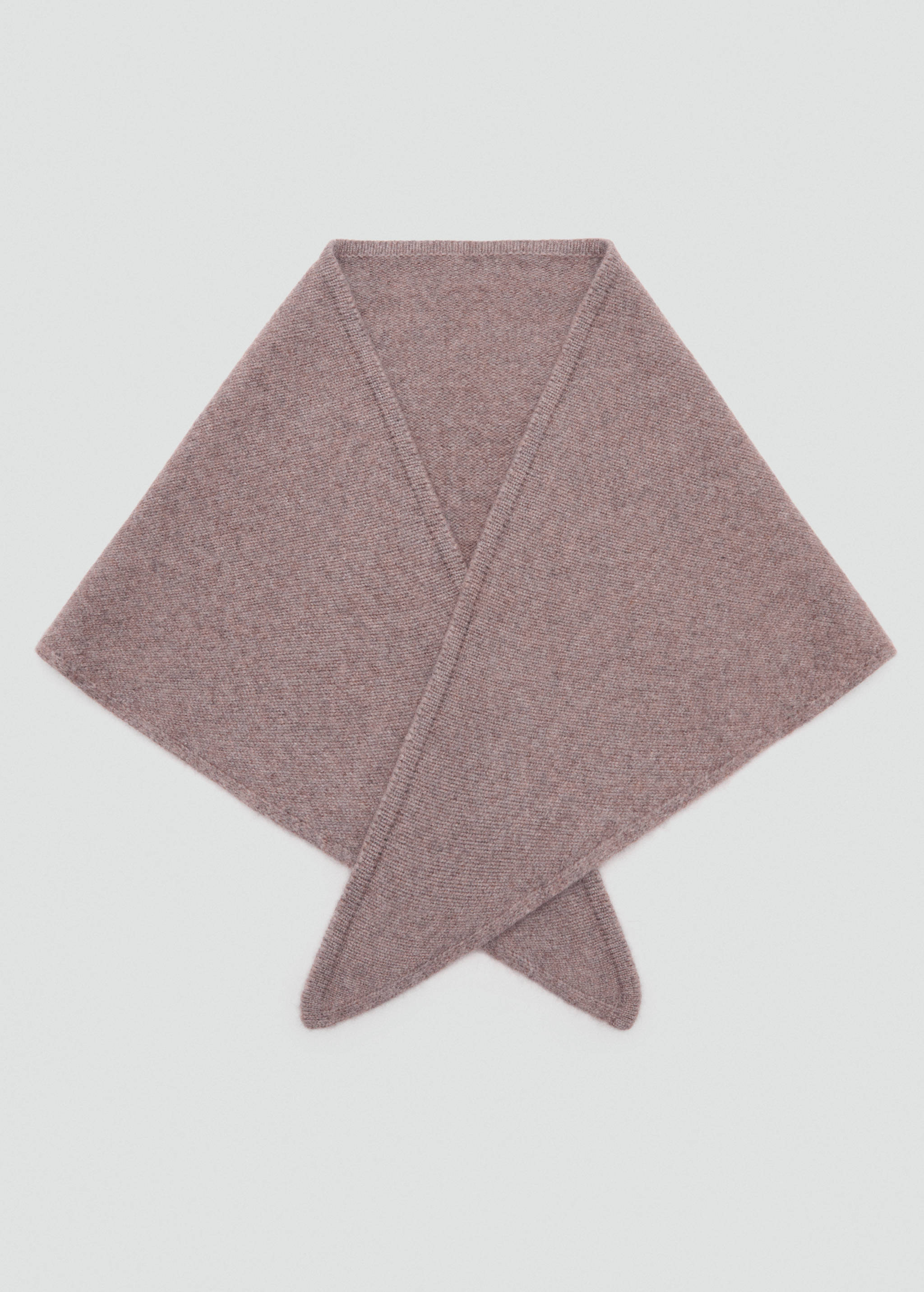 Cashmere-blend knitted shawl - Details of the article 2