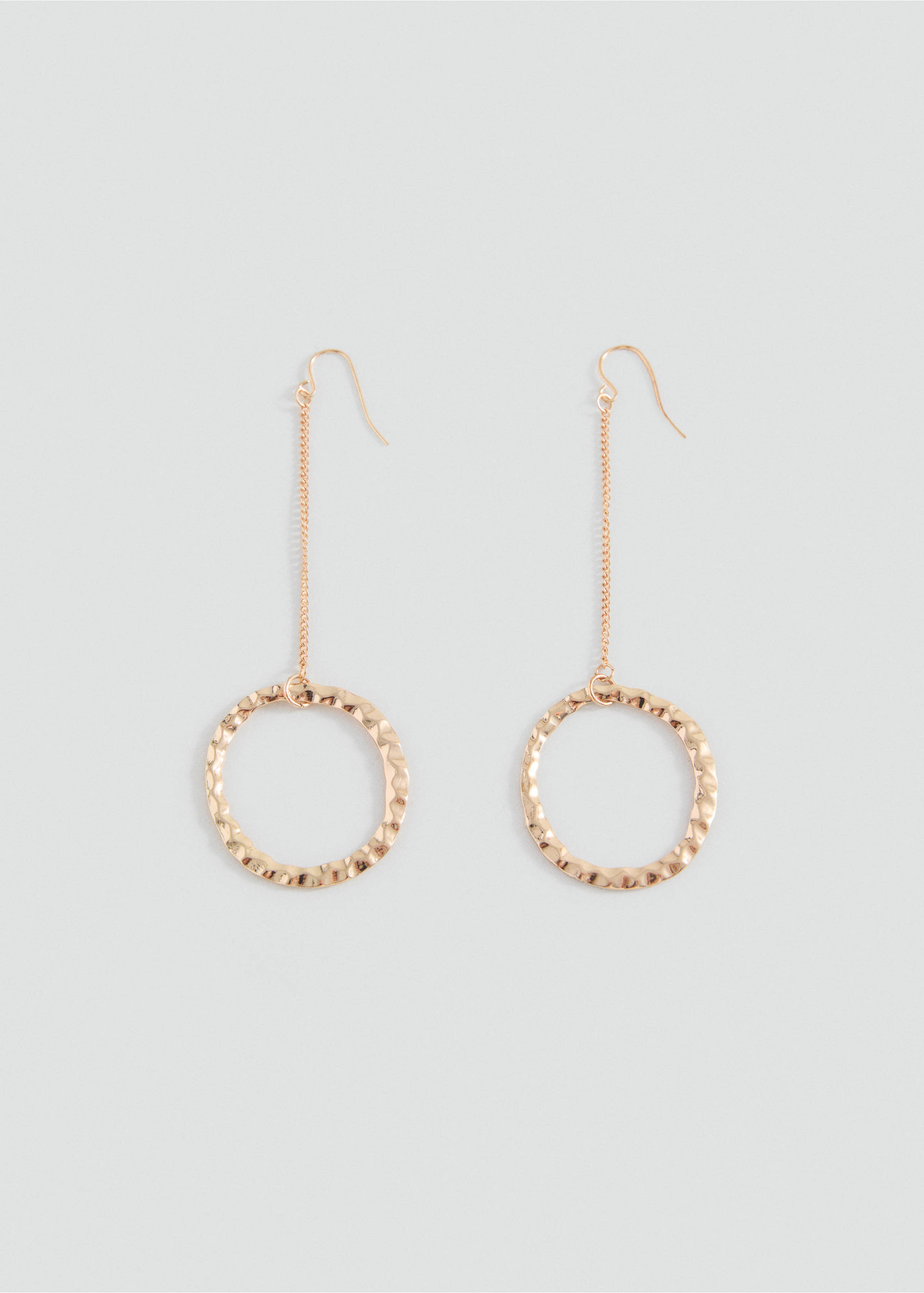 Oorbellen met ronde hangers - Artikel zonder model, Goud. Ref: 17095985-00.