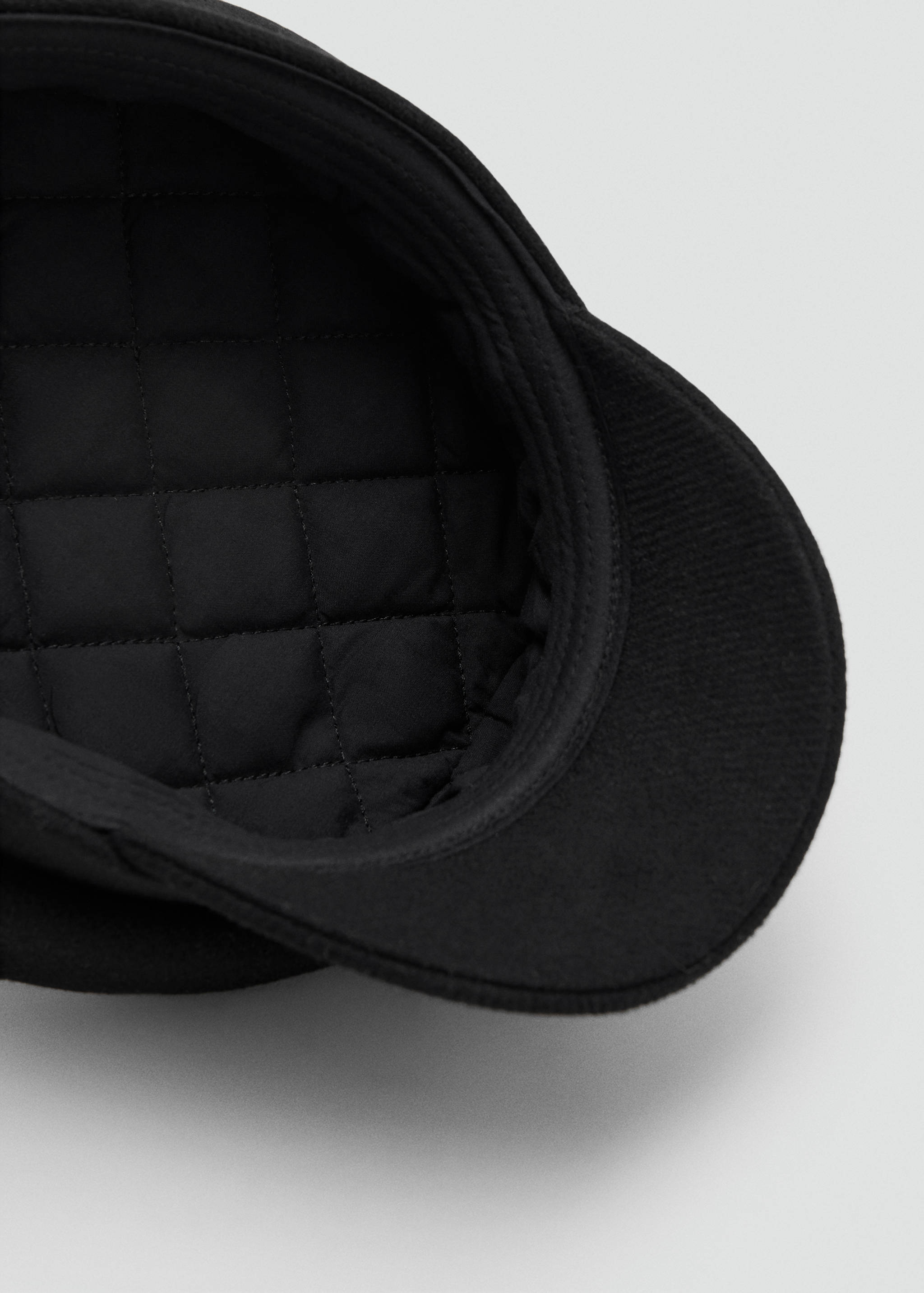 Rigid wool-blend baker boy cap - Details of the article 1