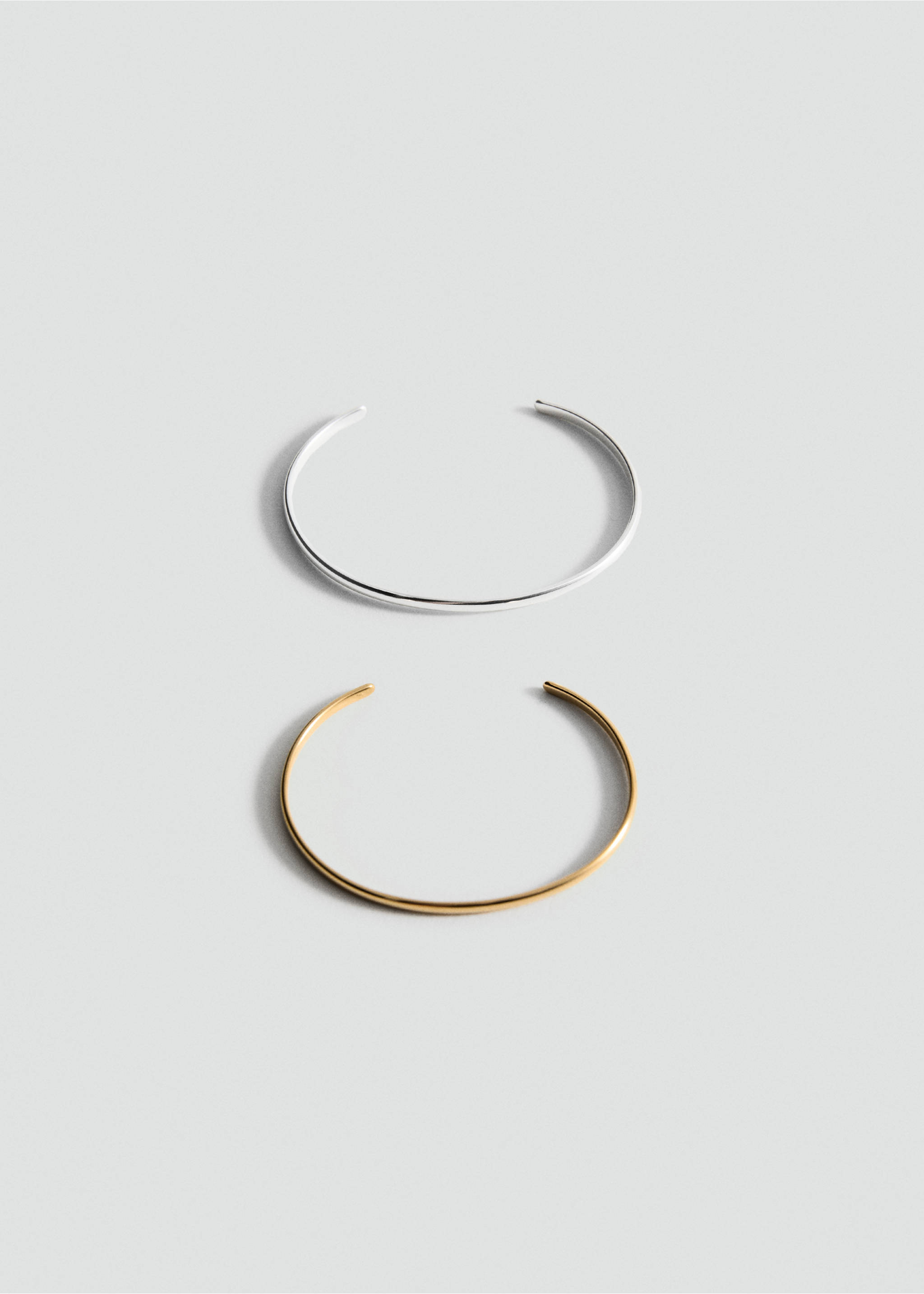 Set of assorted stainless steel bracelets - Article without model, Gold. Ref: 17095991-00.