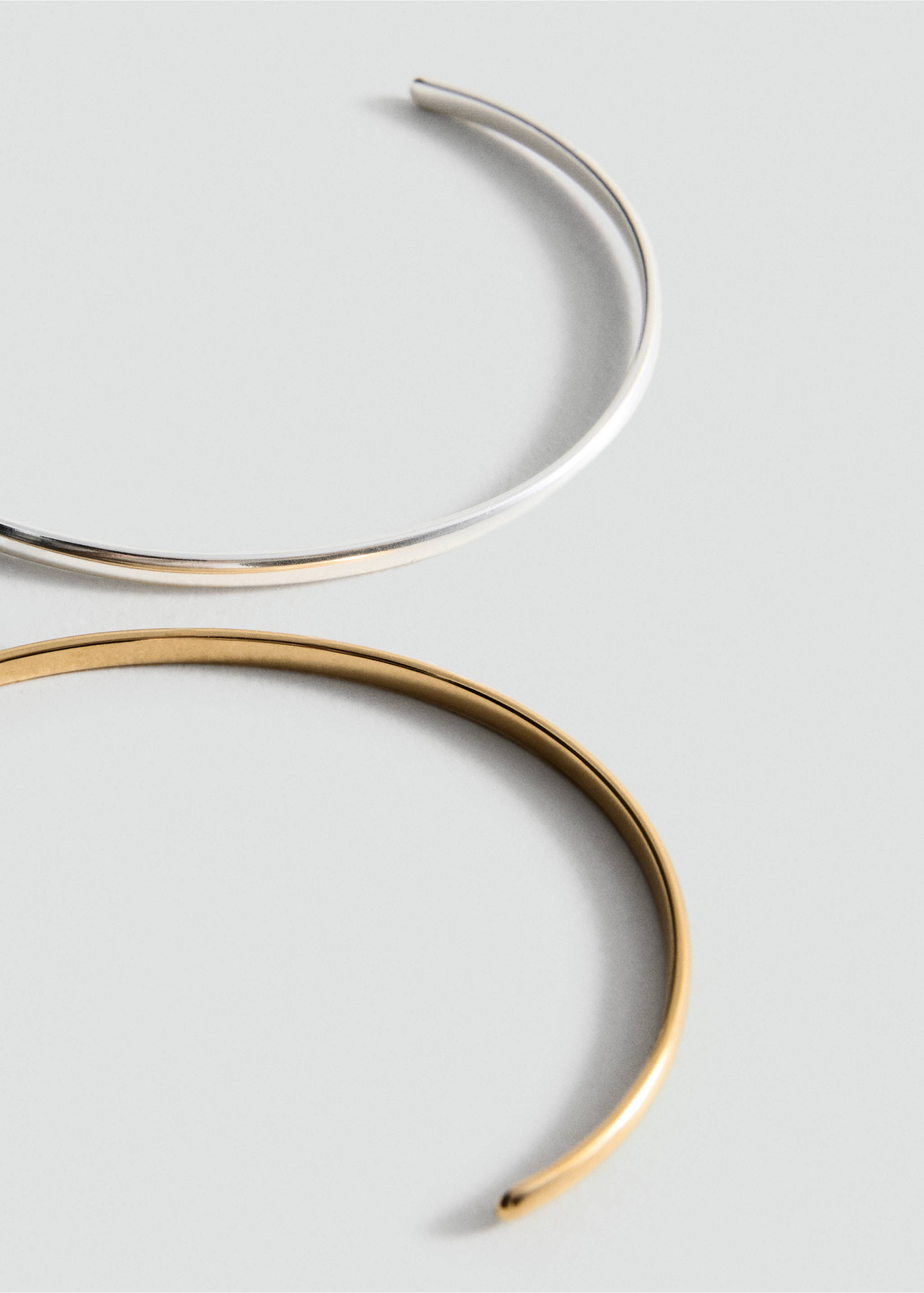 Set of assorted stainless steel bracelets - Details of the article 1, Gold. Ref: 17095991-00.