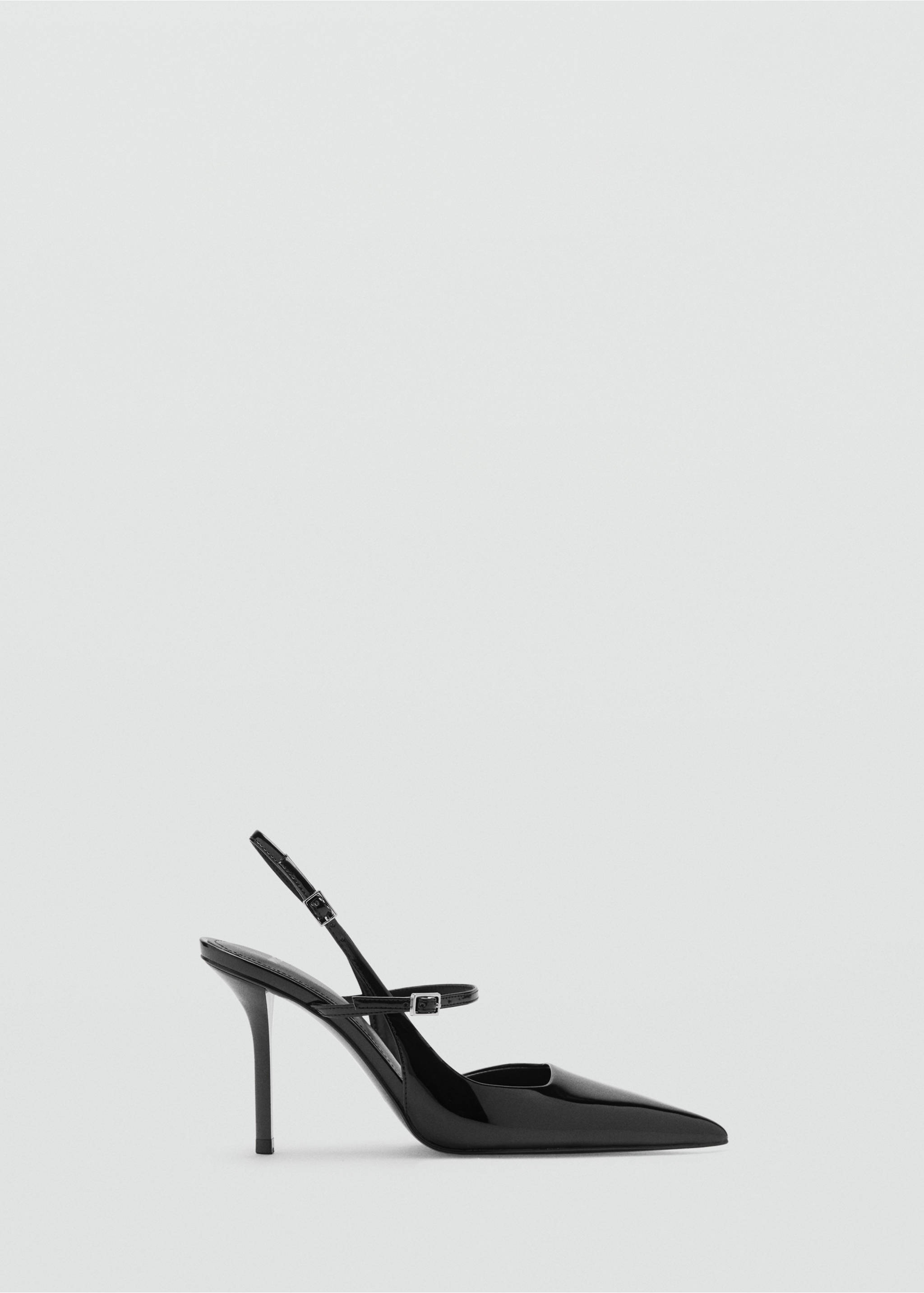 Patent leather shoes with straps and buckle - Article without model, Black. Ref: 17095995-00.