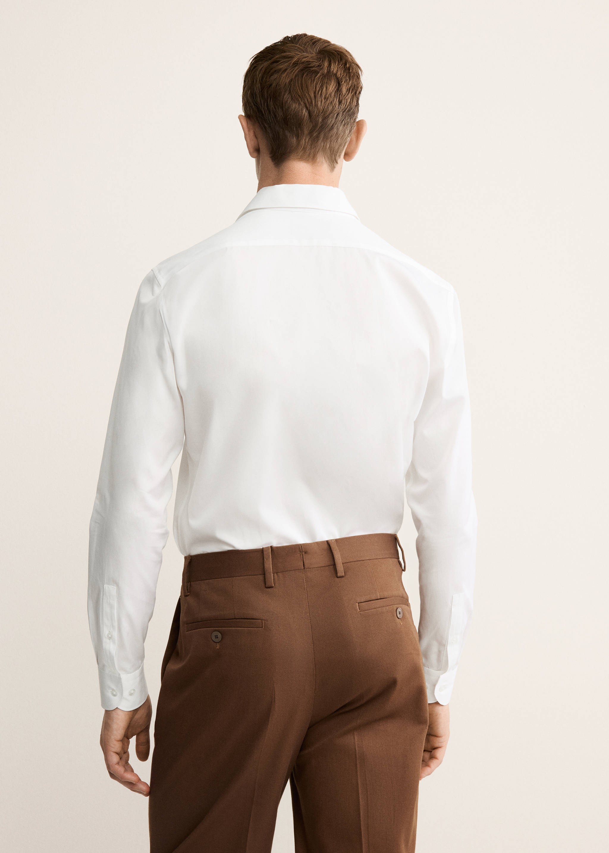 Camisa vestit 100% cotó - Revers de l'article