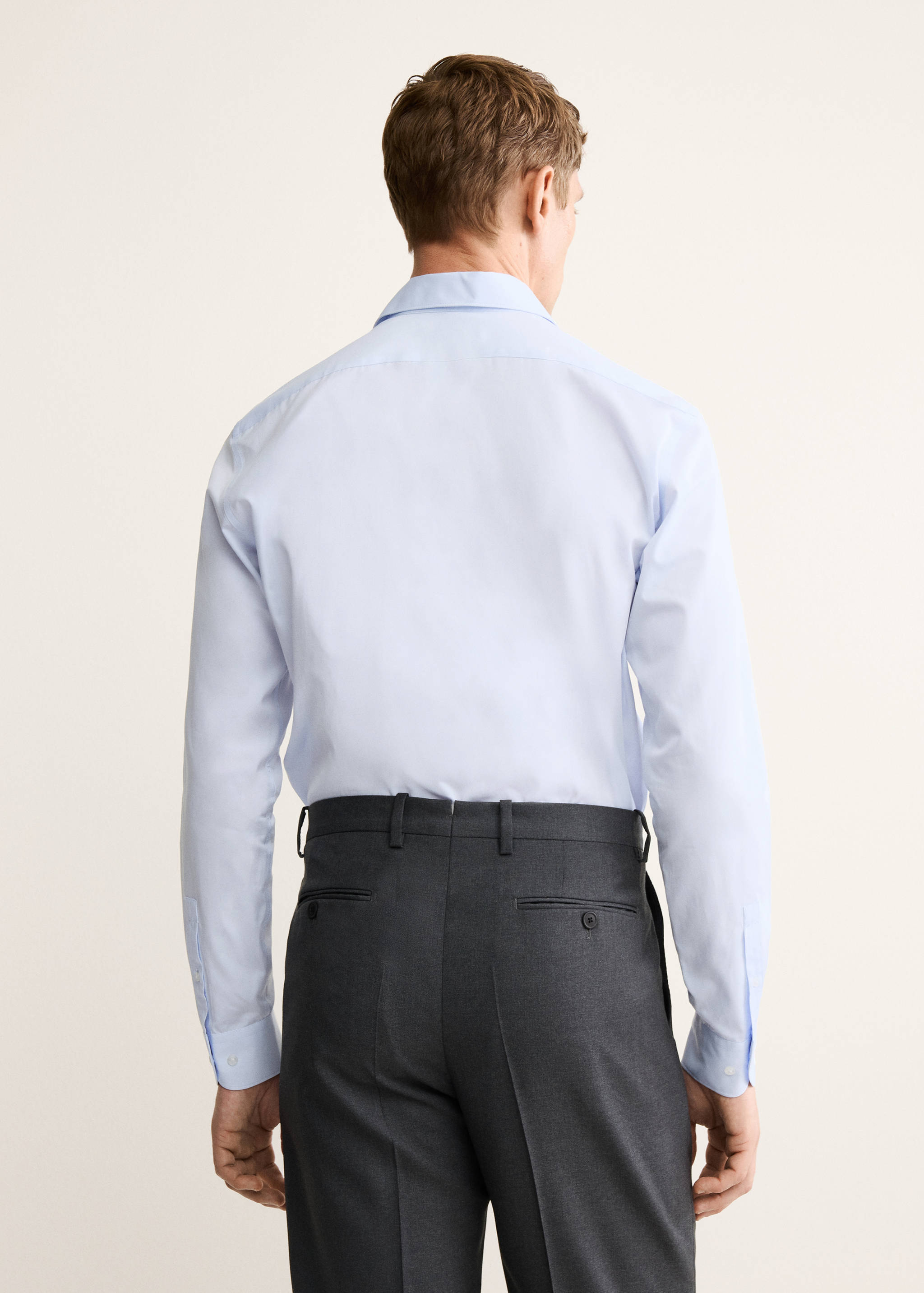 Camisa vestit 100% cotó - Revers de l'article