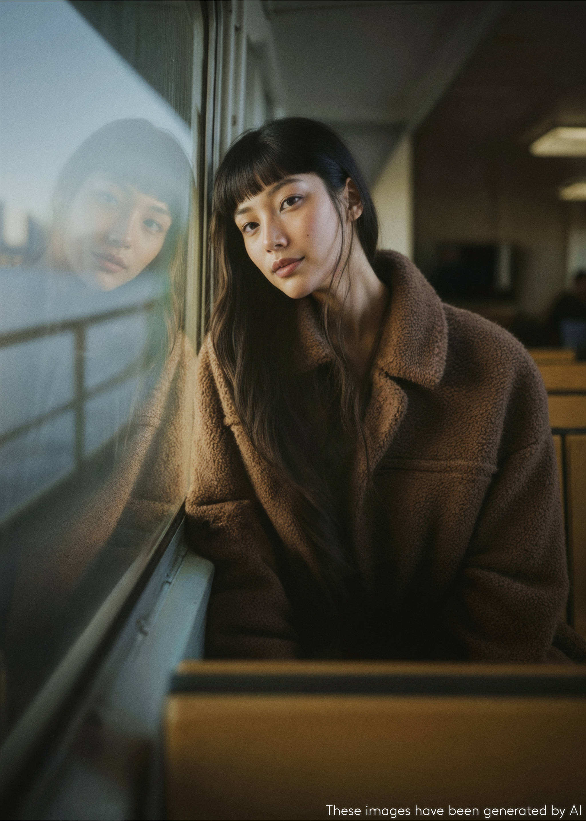 Shearling-effect bomber jacket - Details of the article 5, Brown. Ref: 17096325-00.