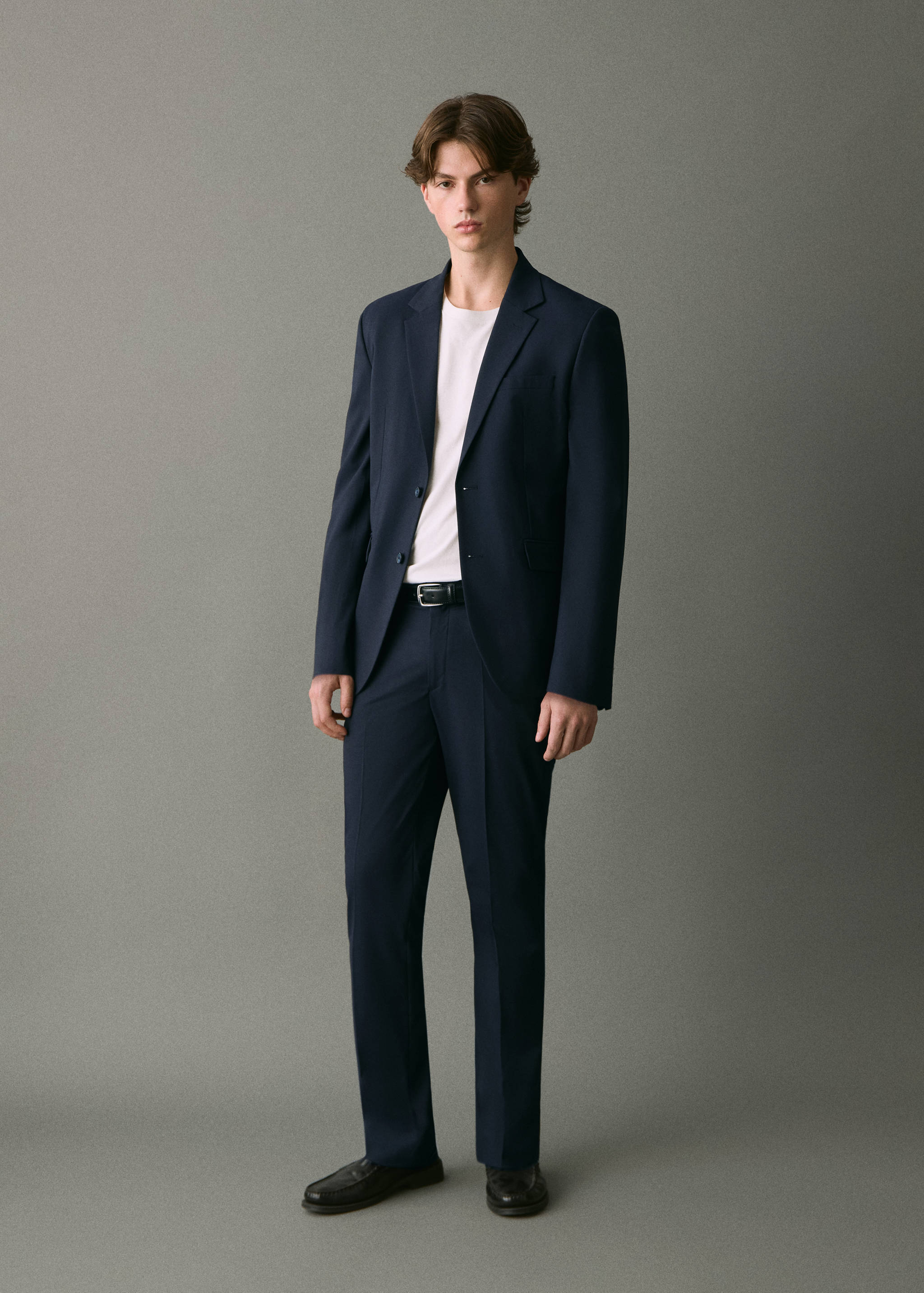 Straight-fit suit jacket - General plane