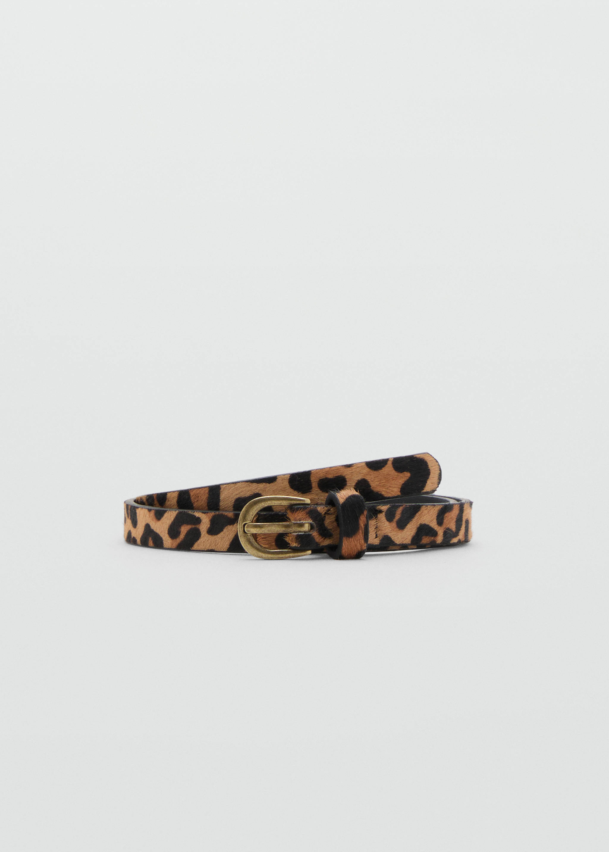 Cintura pelle leopardo - Articolo senza modello