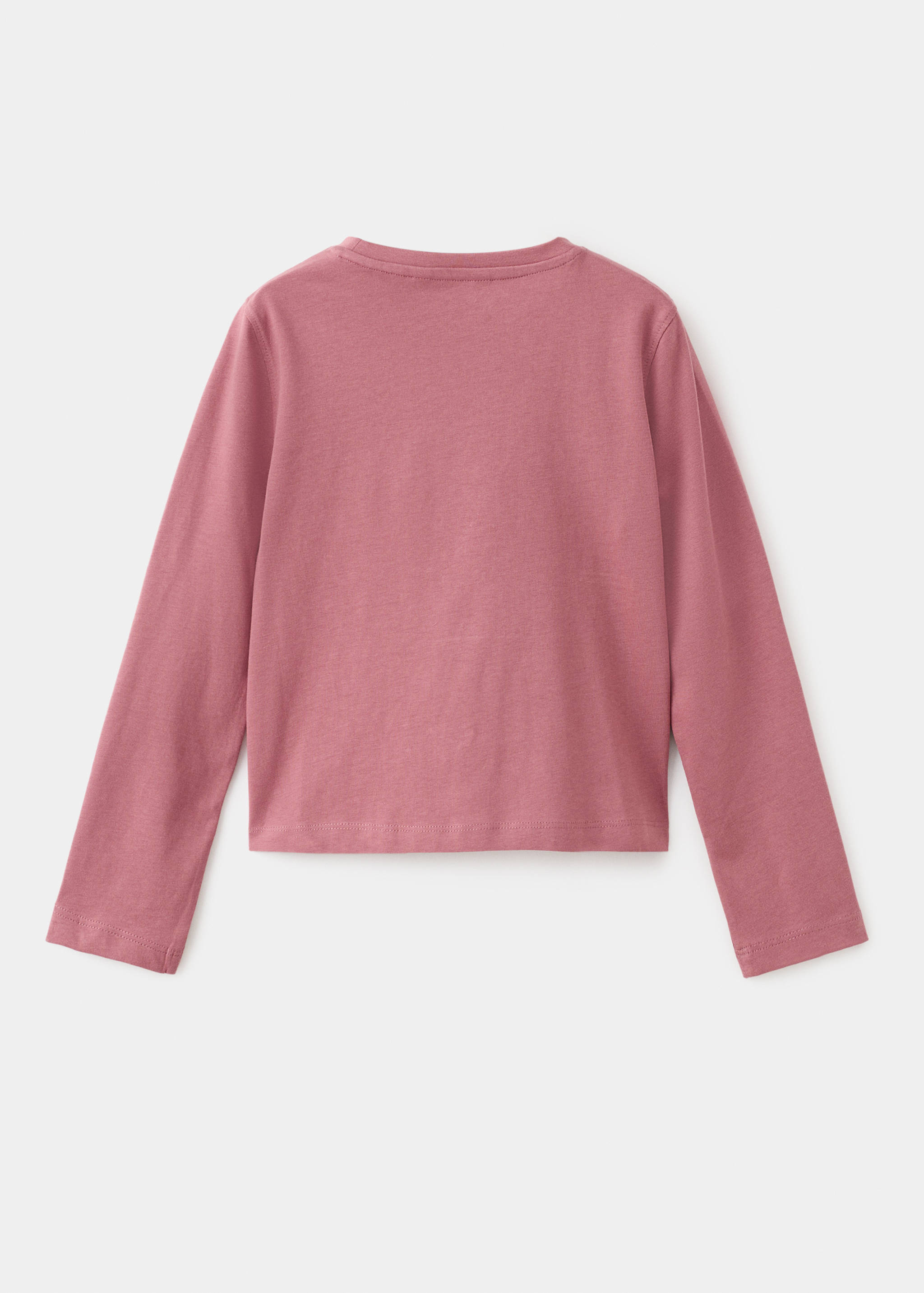 Baumwoll-T-Shirt mit Stickerei - Rückseite des Artikels