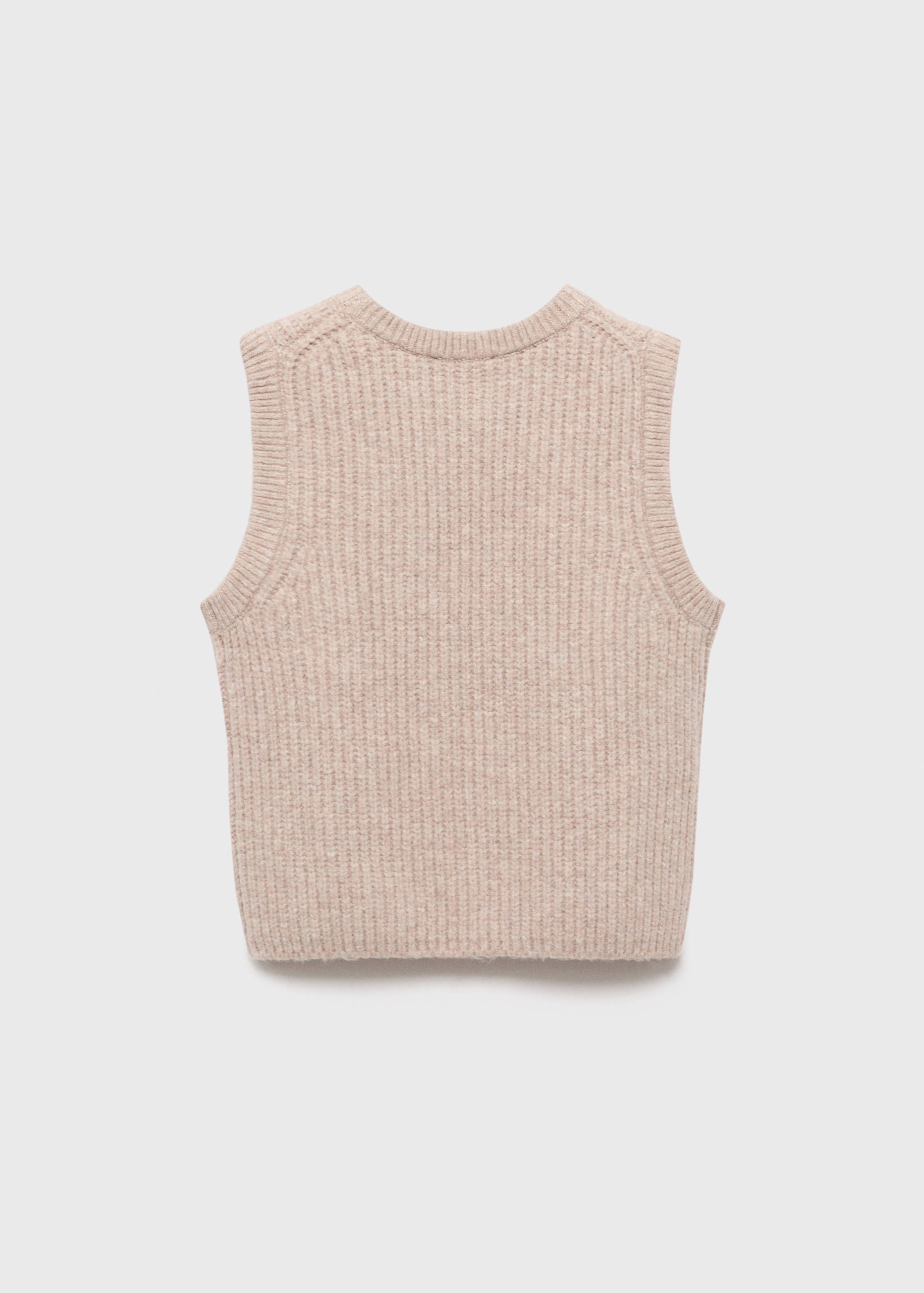 Ribbed jersey jacket - Reverse of the article