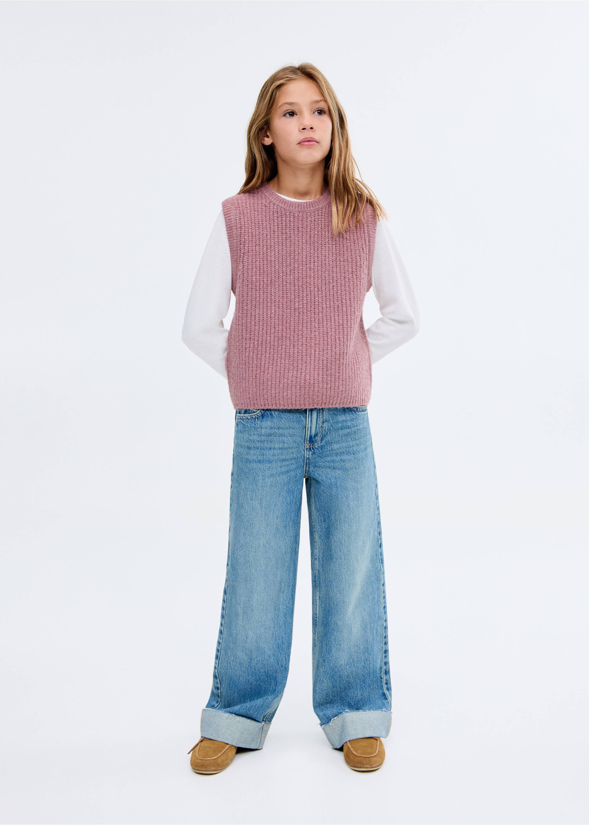 Ribbed jersey jacket - General plane, Cherry. Ref: 17096336-00.