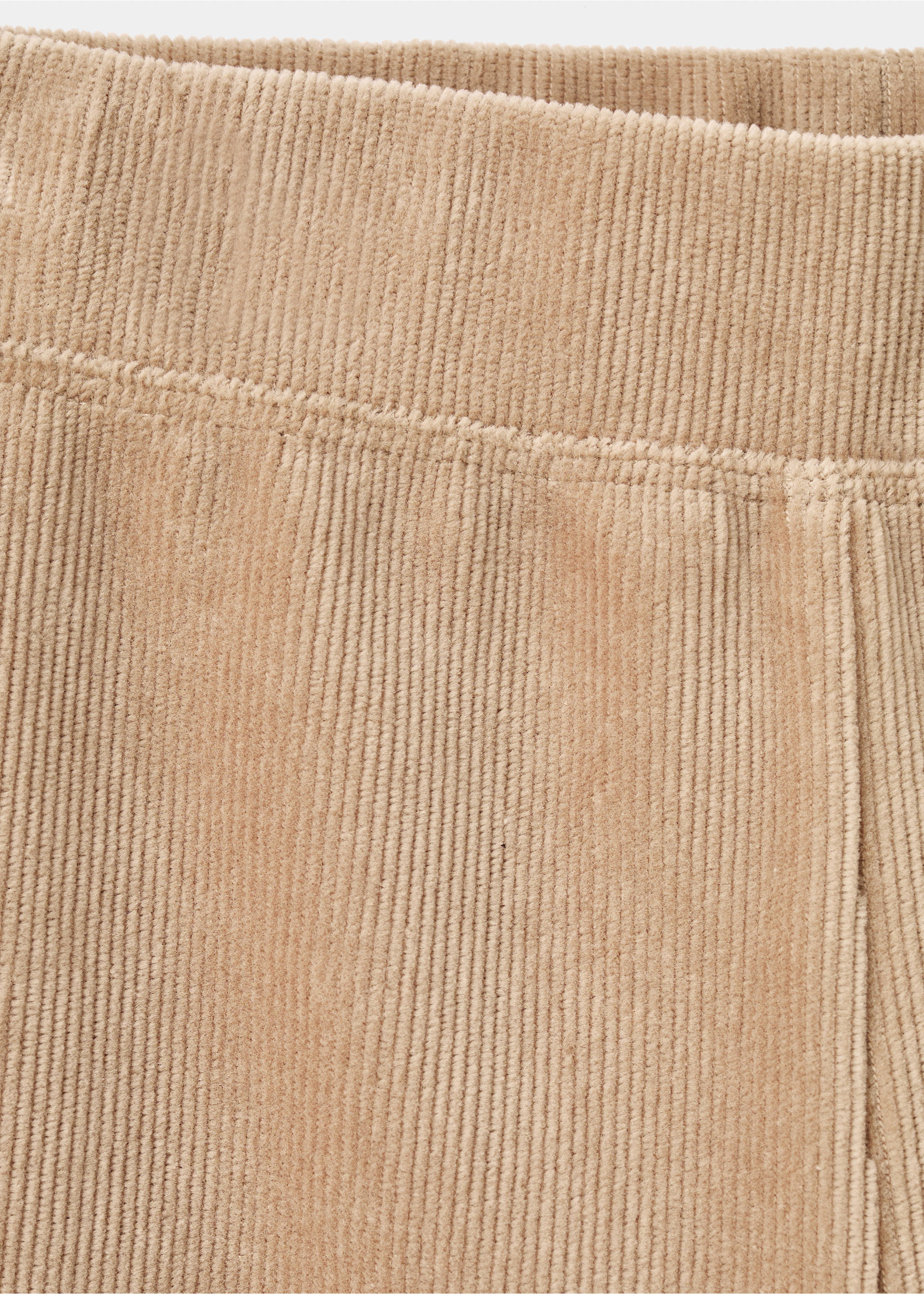 Leggings flare pana - Detall de l'article 8, Marró mitjà. Ref: 17096337-00.
