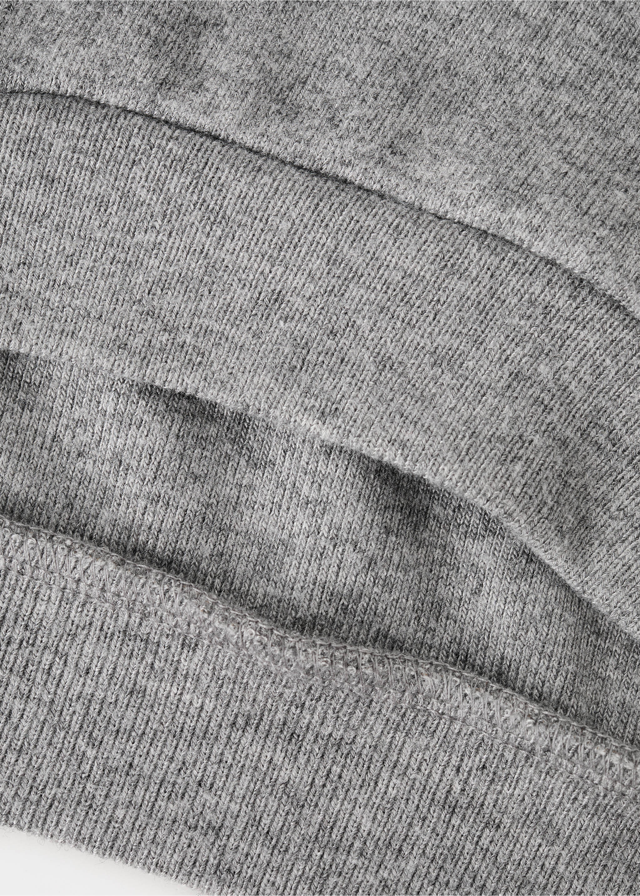 Sweatshirt met ruchesdetail - Detail van het artikel 0, Mediumgrijs. Ref: 17096338-00.