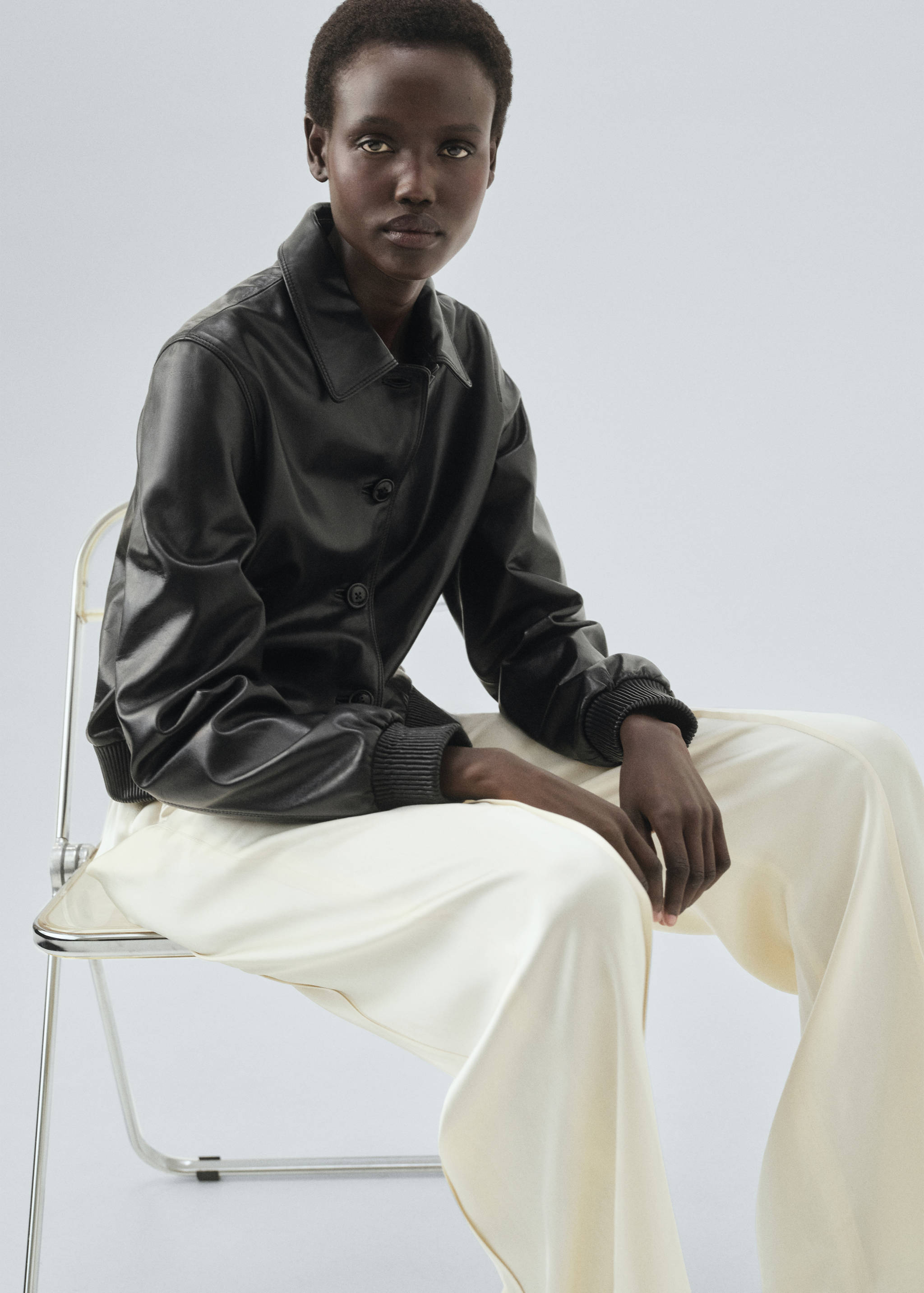 Jaqueta bomber 100% pell - Detall de l'article 2
