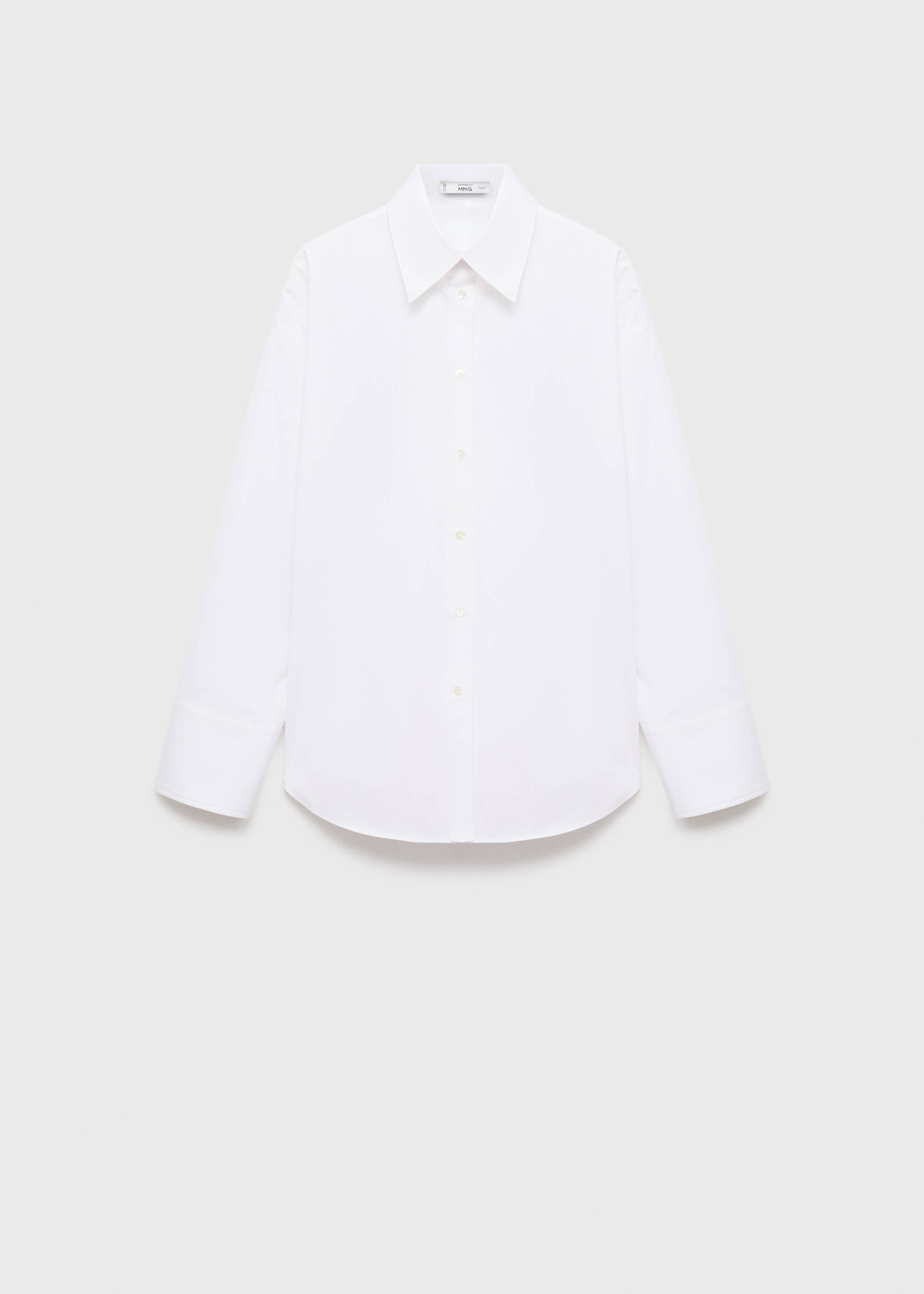 Oversize poplin shirt - Article without model