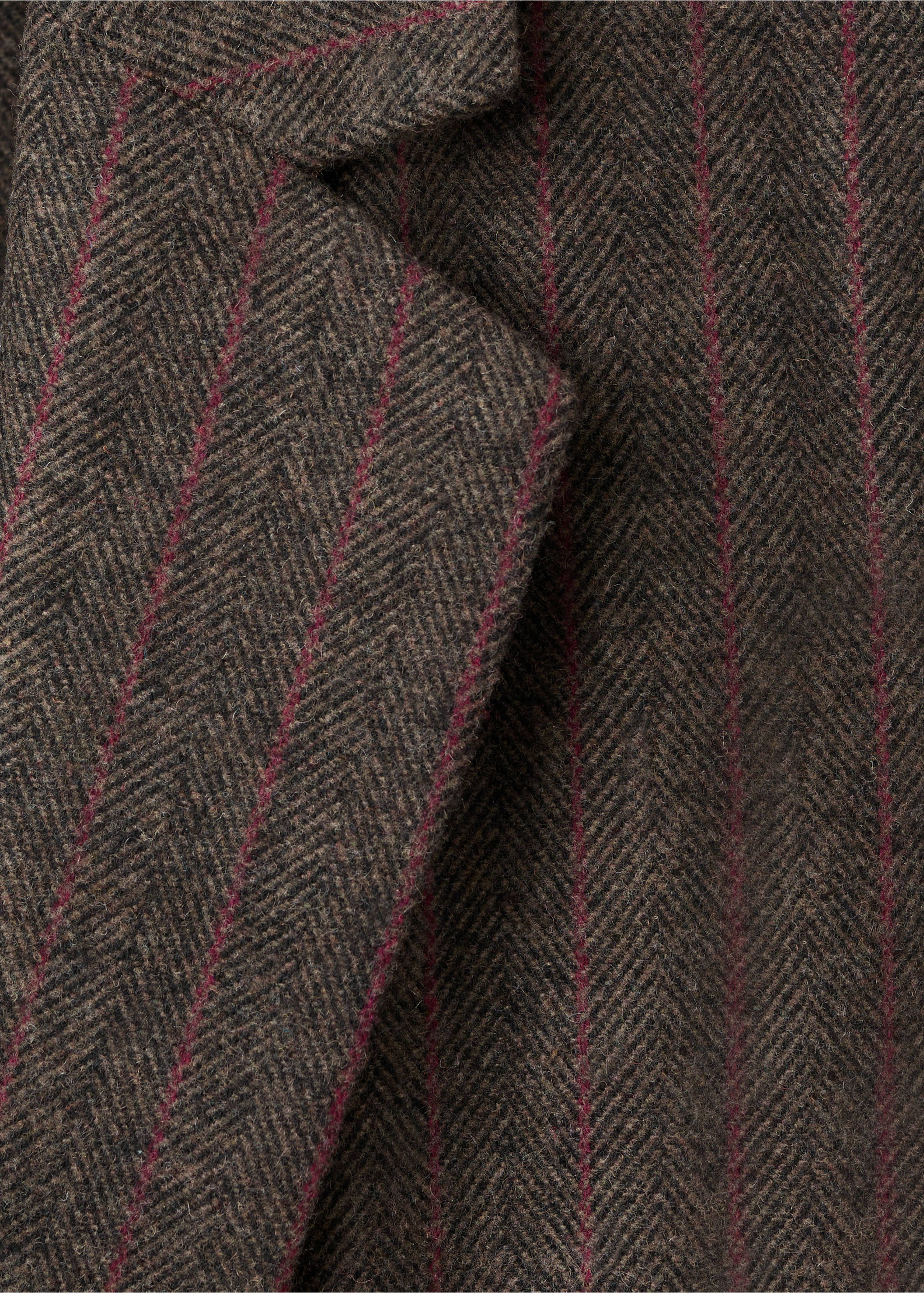 Blazer aus Fischgrätwolle - Detail des Artikels 8, Grau. Ref: 17096719-00.