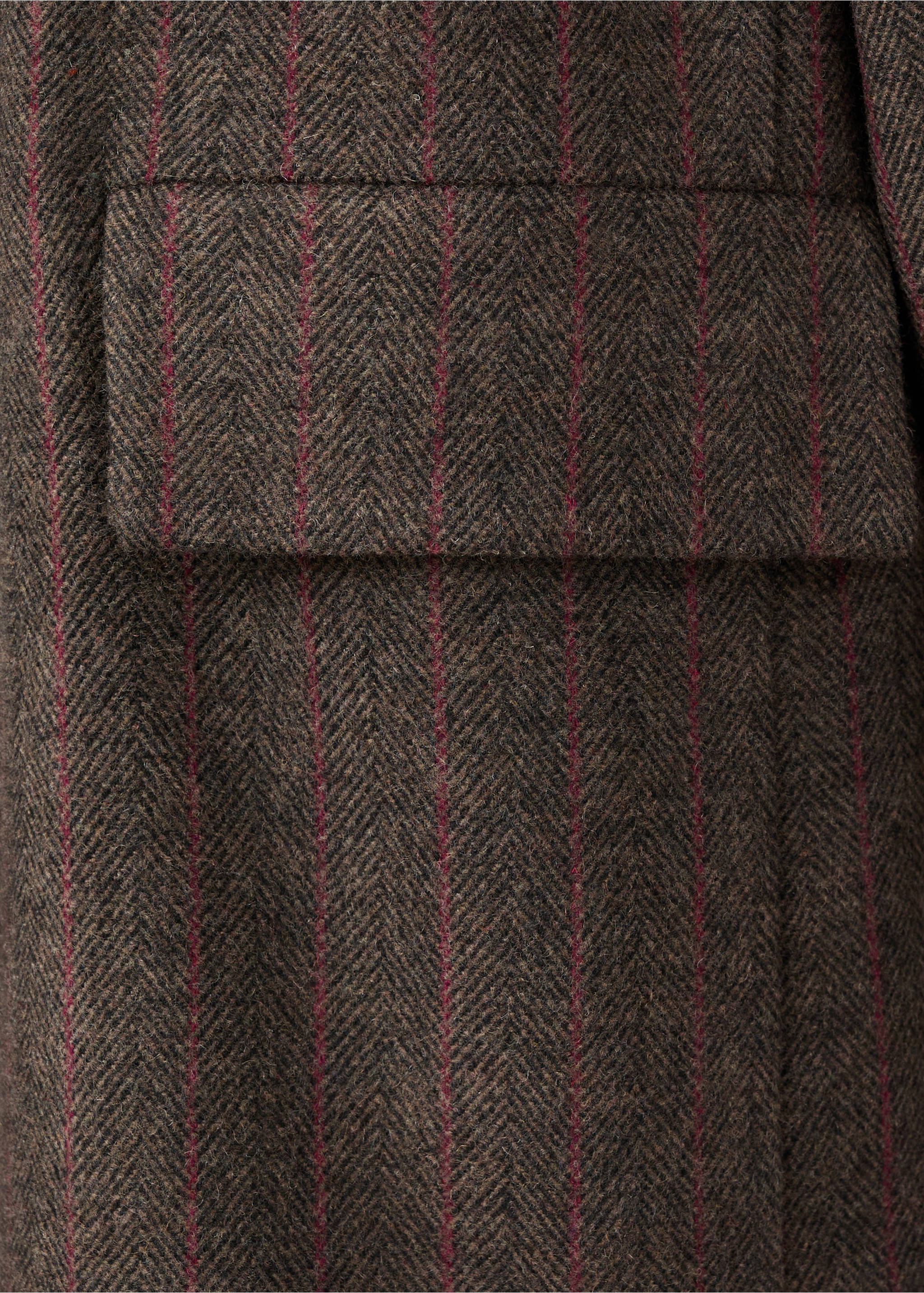 Blazer aus Fischgrätwolle - Detail des Artikels 0, Grau. Ref: 17096719-00.