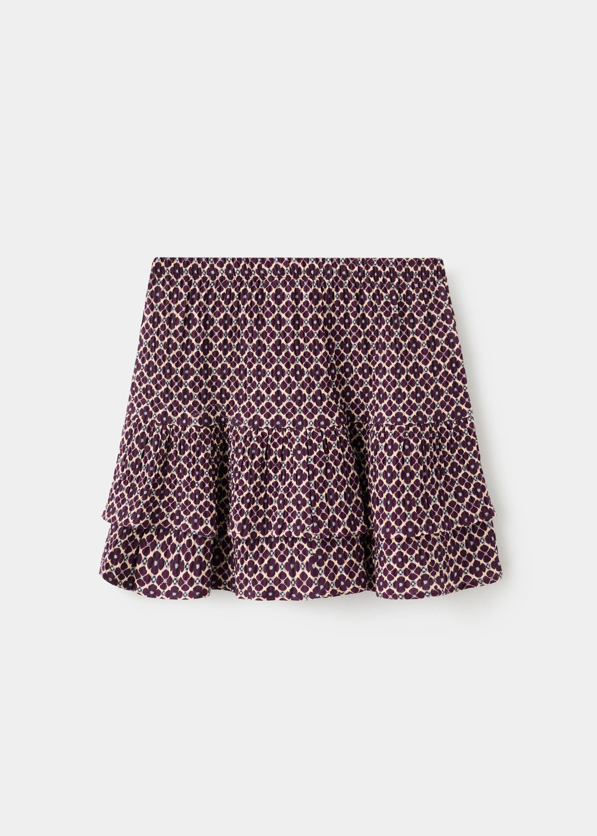 Ruffled short skirt - Reverse of the article