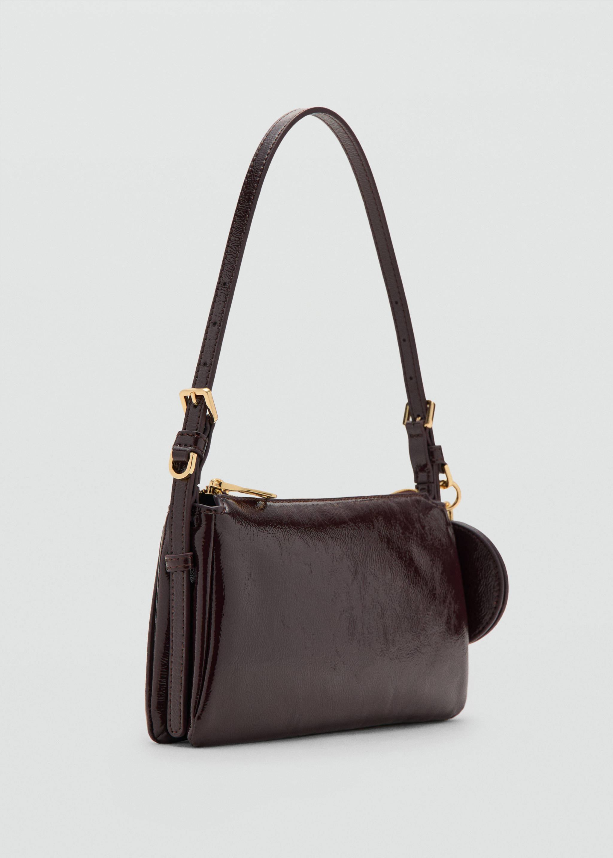 Shiny shoulder bag - Medium plane