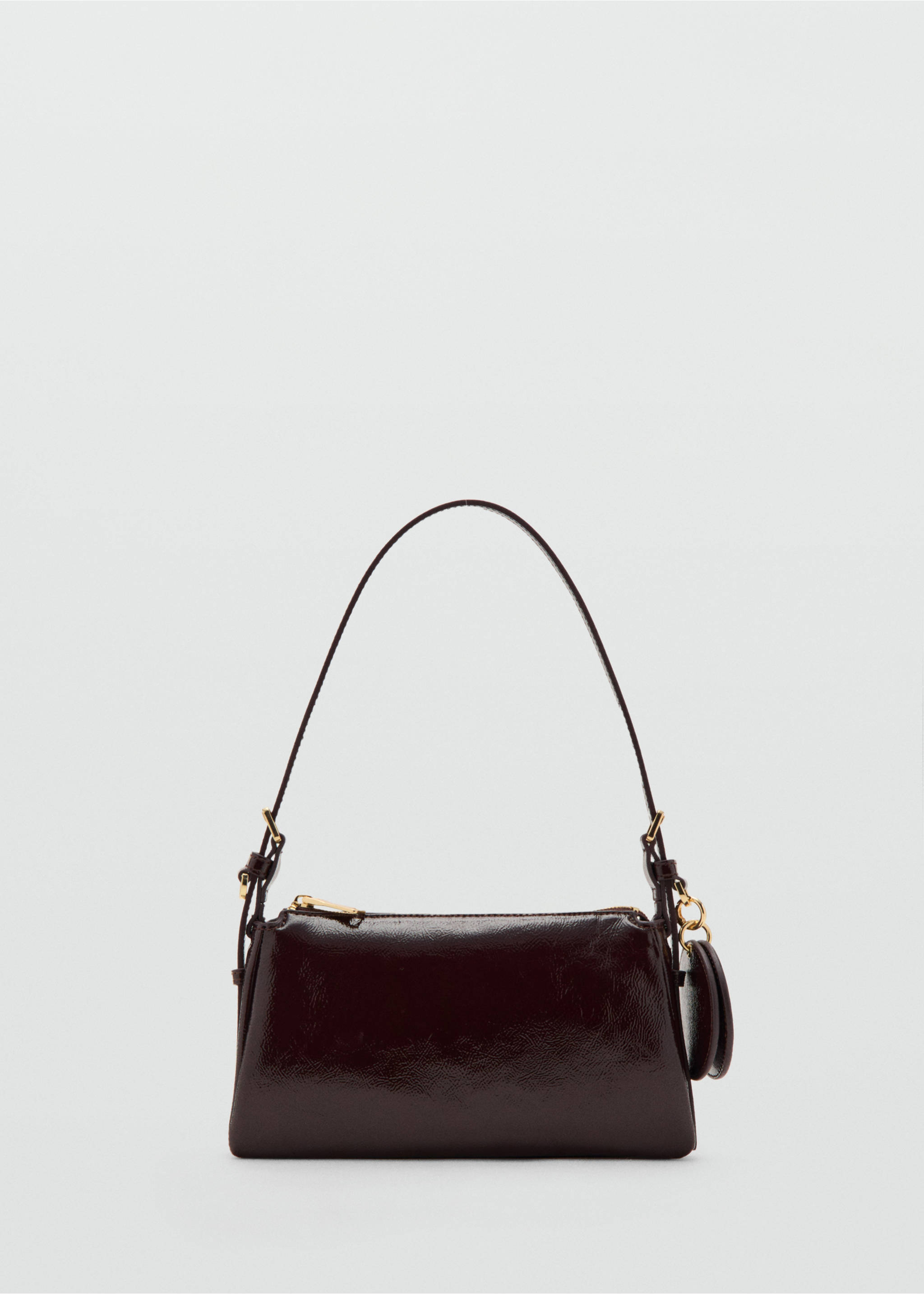 Shiny shoulder bag - Article without model, Burgundy. Ref: 17096739-00.