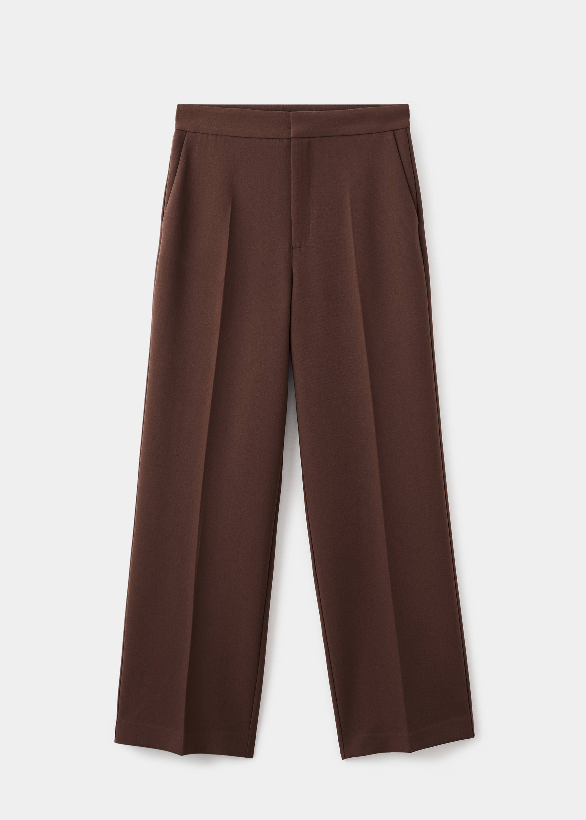High-waist straight trousers - Article without model