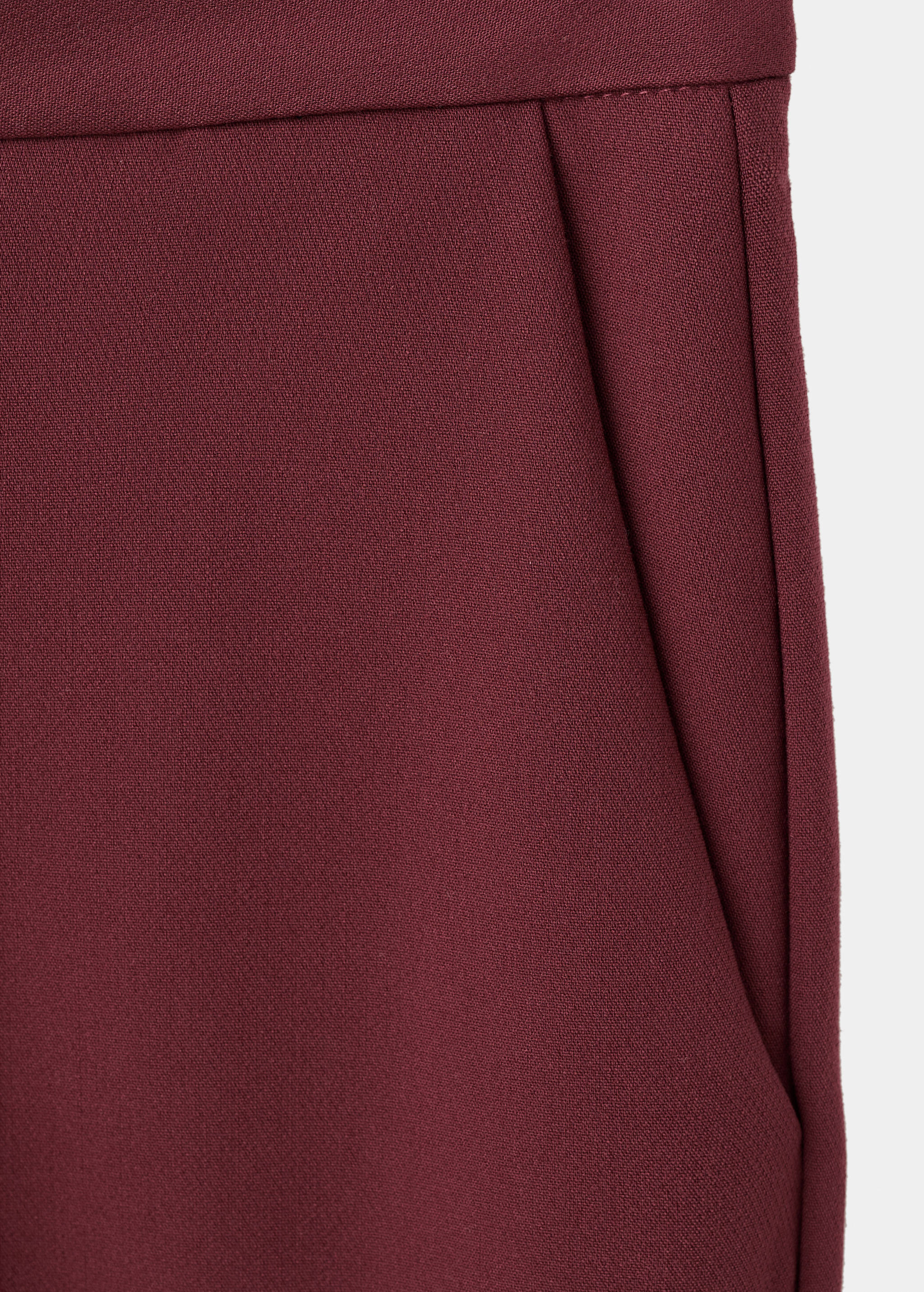 High-waist straight trousers - Details of the article 0