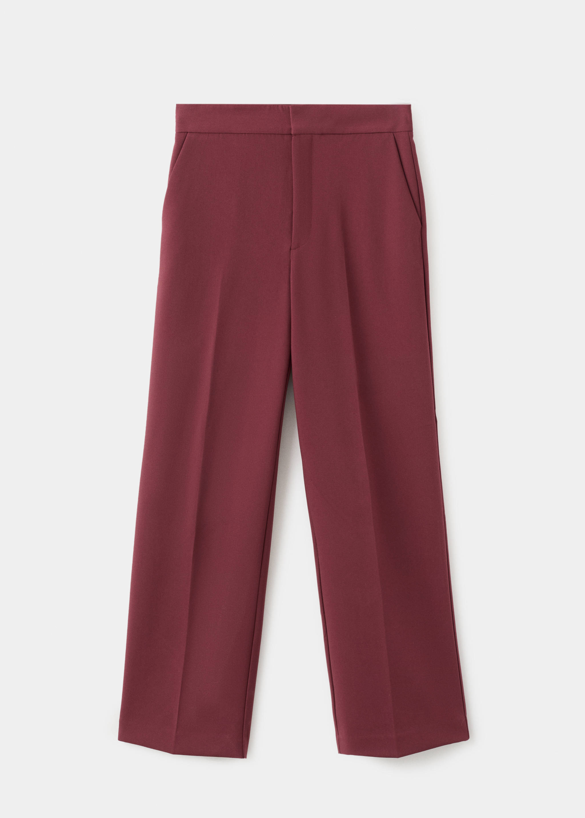 High-waist straight trousers - Article without model