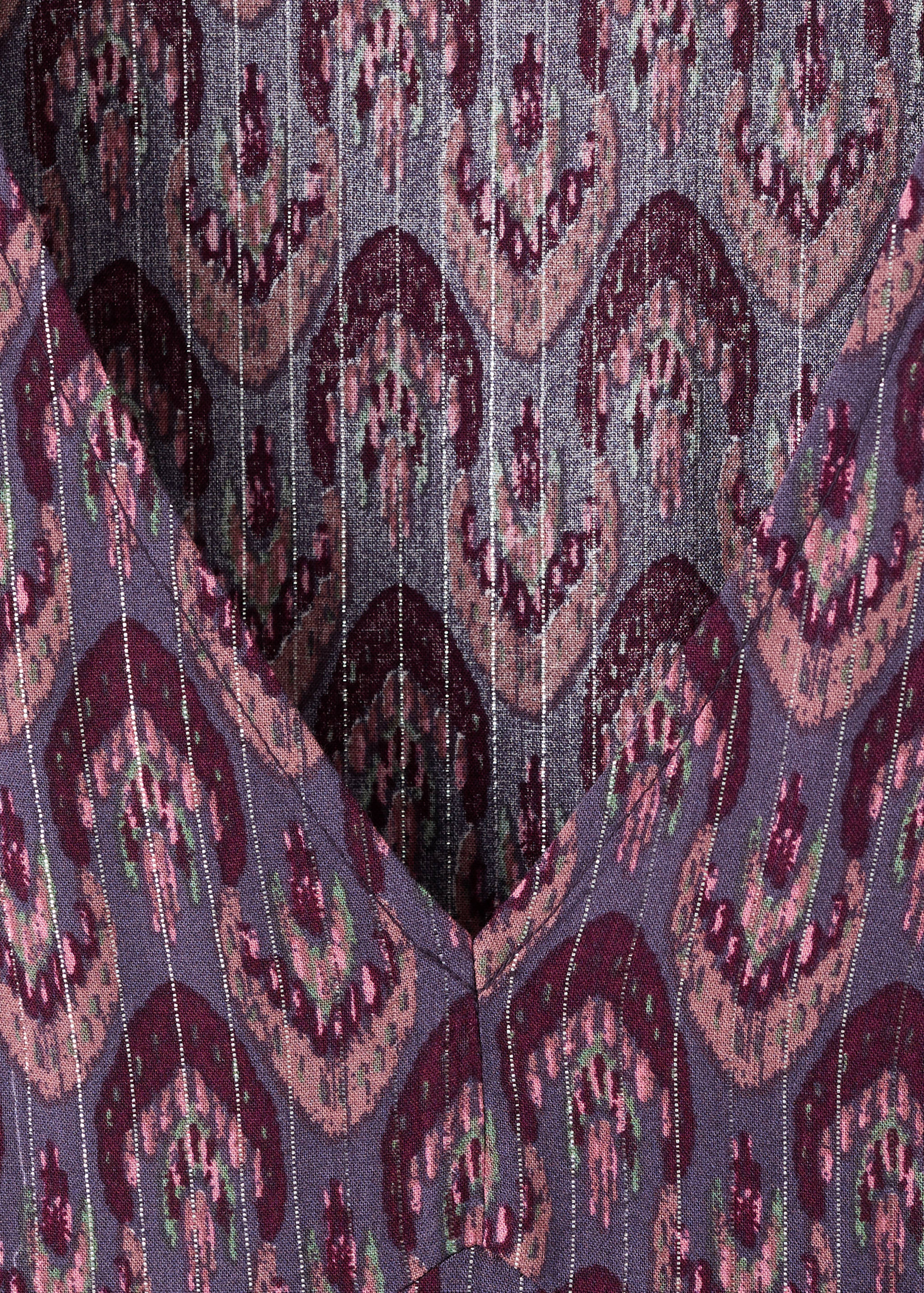 Gemustertes Lurexkleid - Detail des Artikels 8