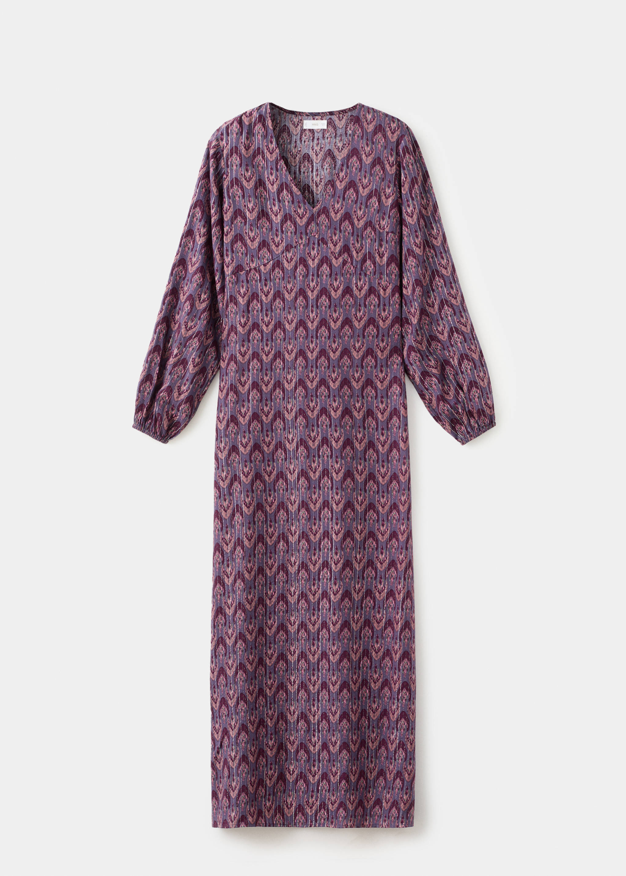 Gemustertes Lurexkleid - Artikel ohne Model