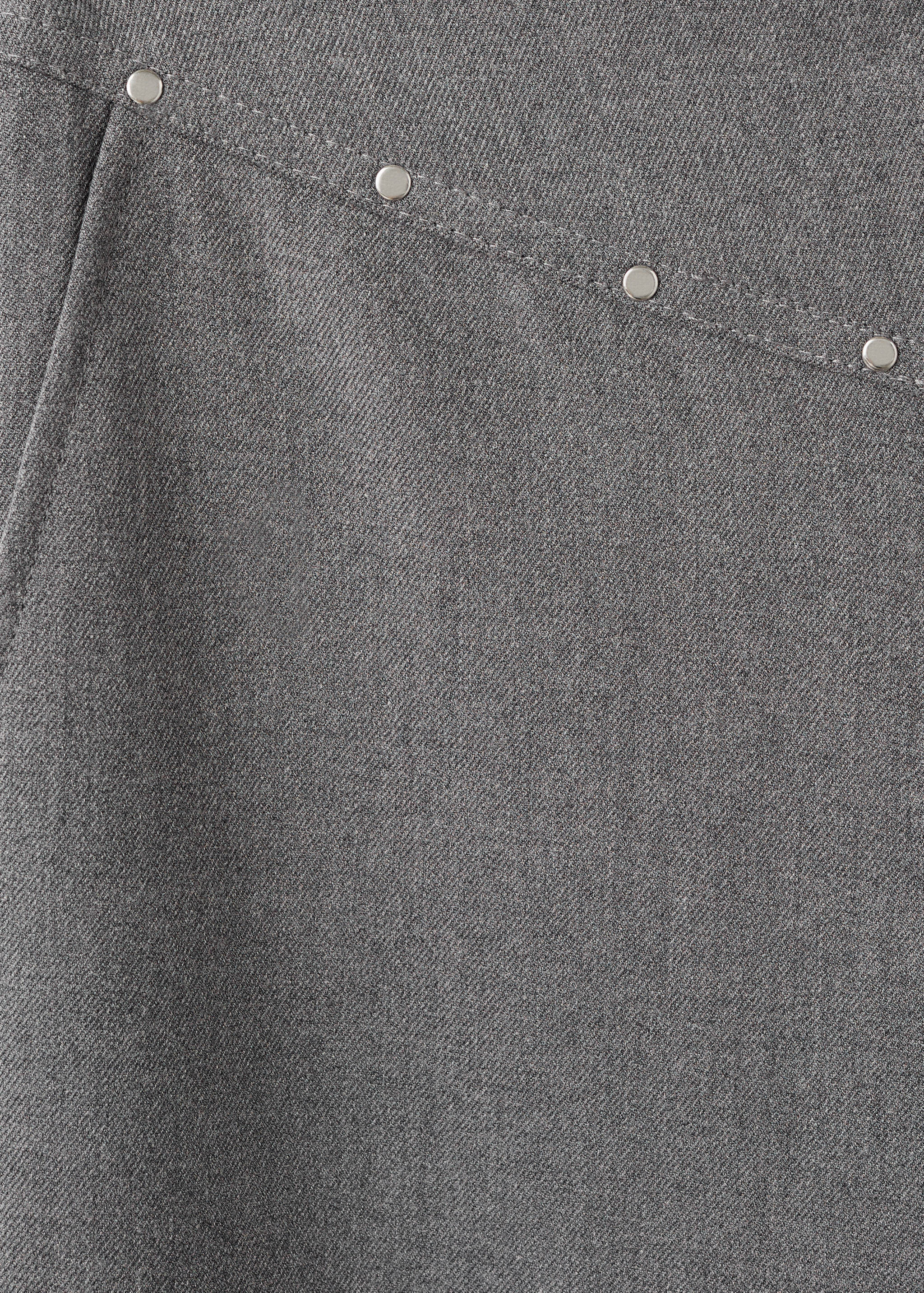 Low-waist studded trousers - Details of the article 8