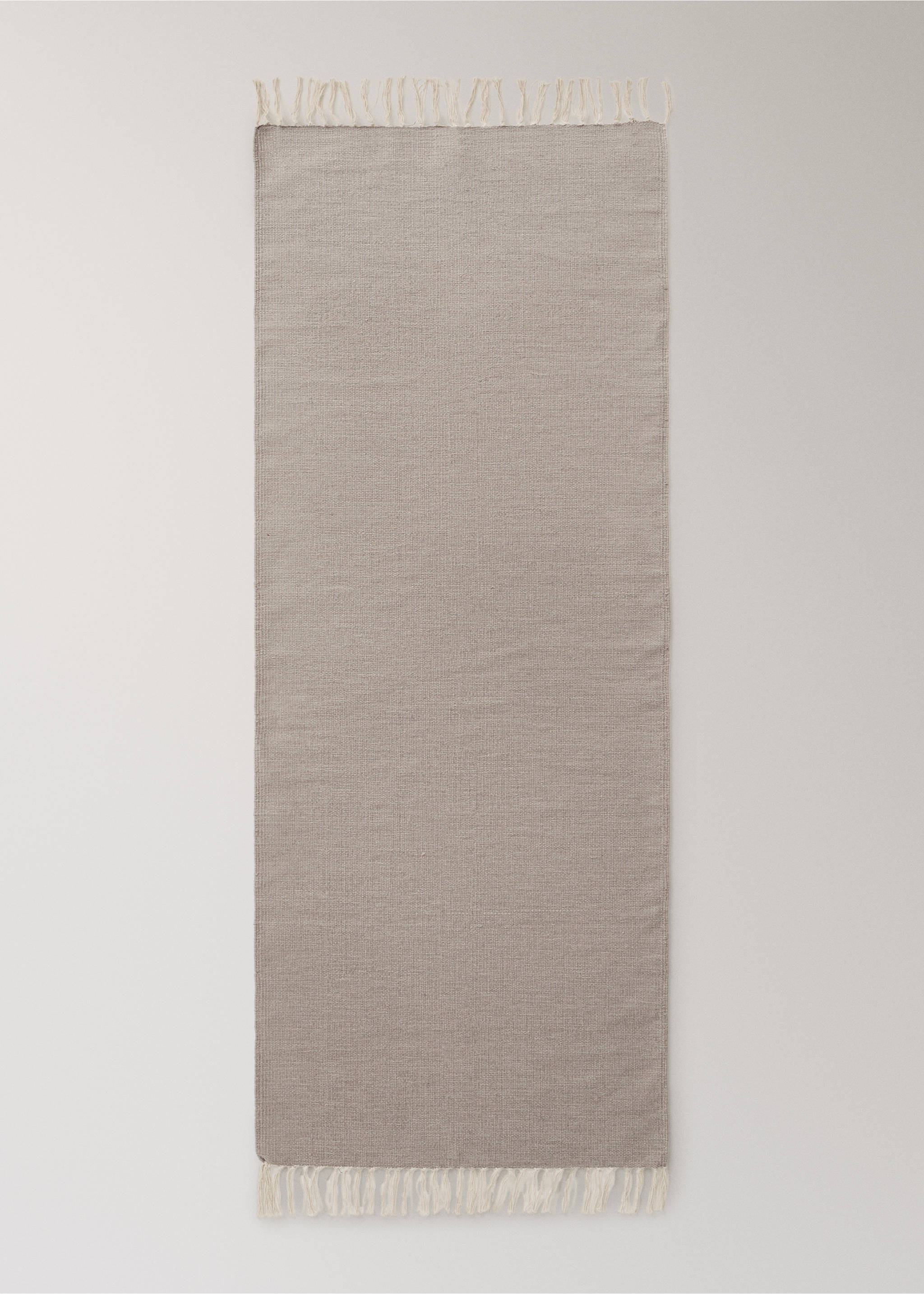 Tapis coton mélangé - Article sans modèle, Gris. Ref: 17097135-00.