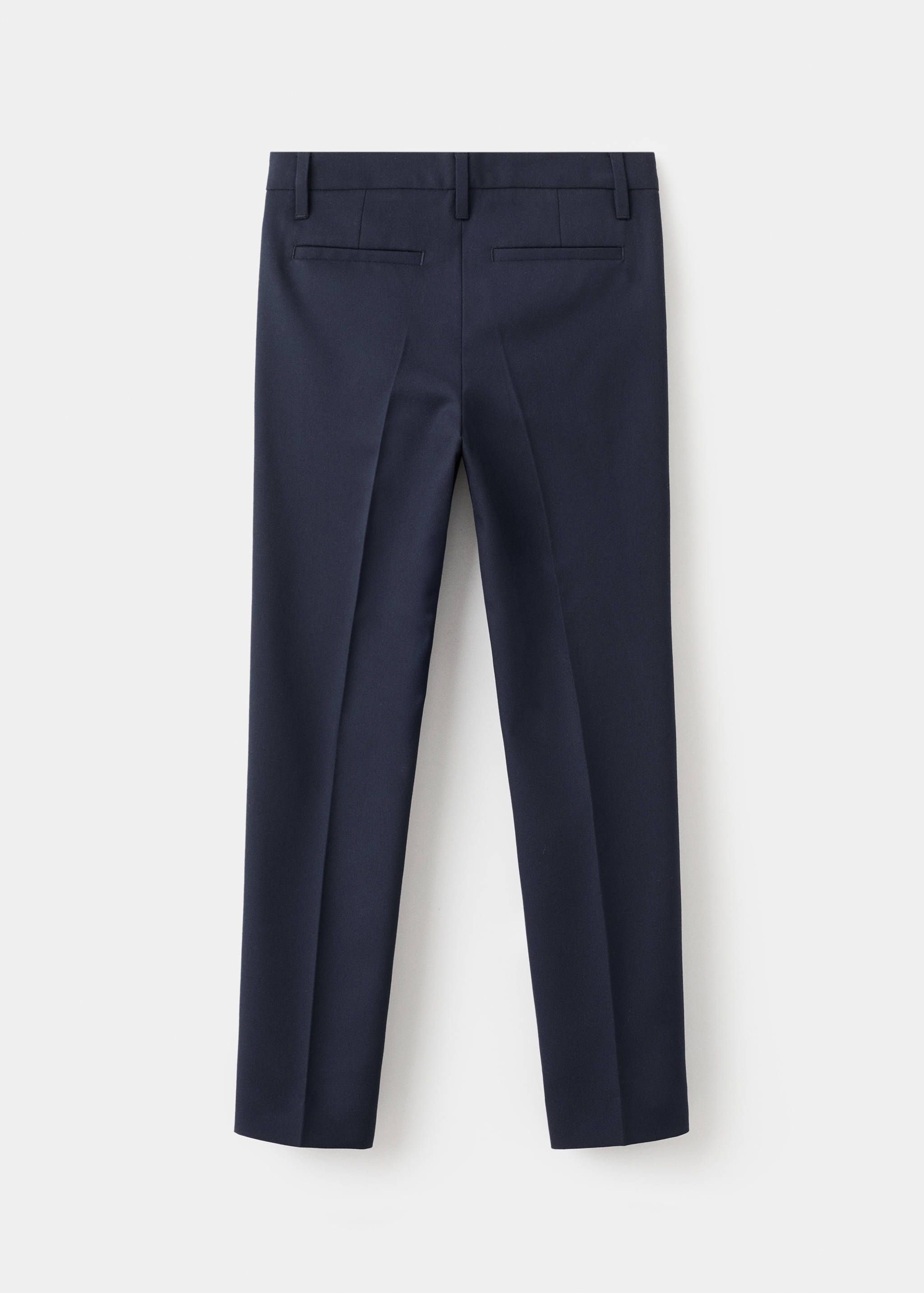 Straight suit trousers - Reverse of the article