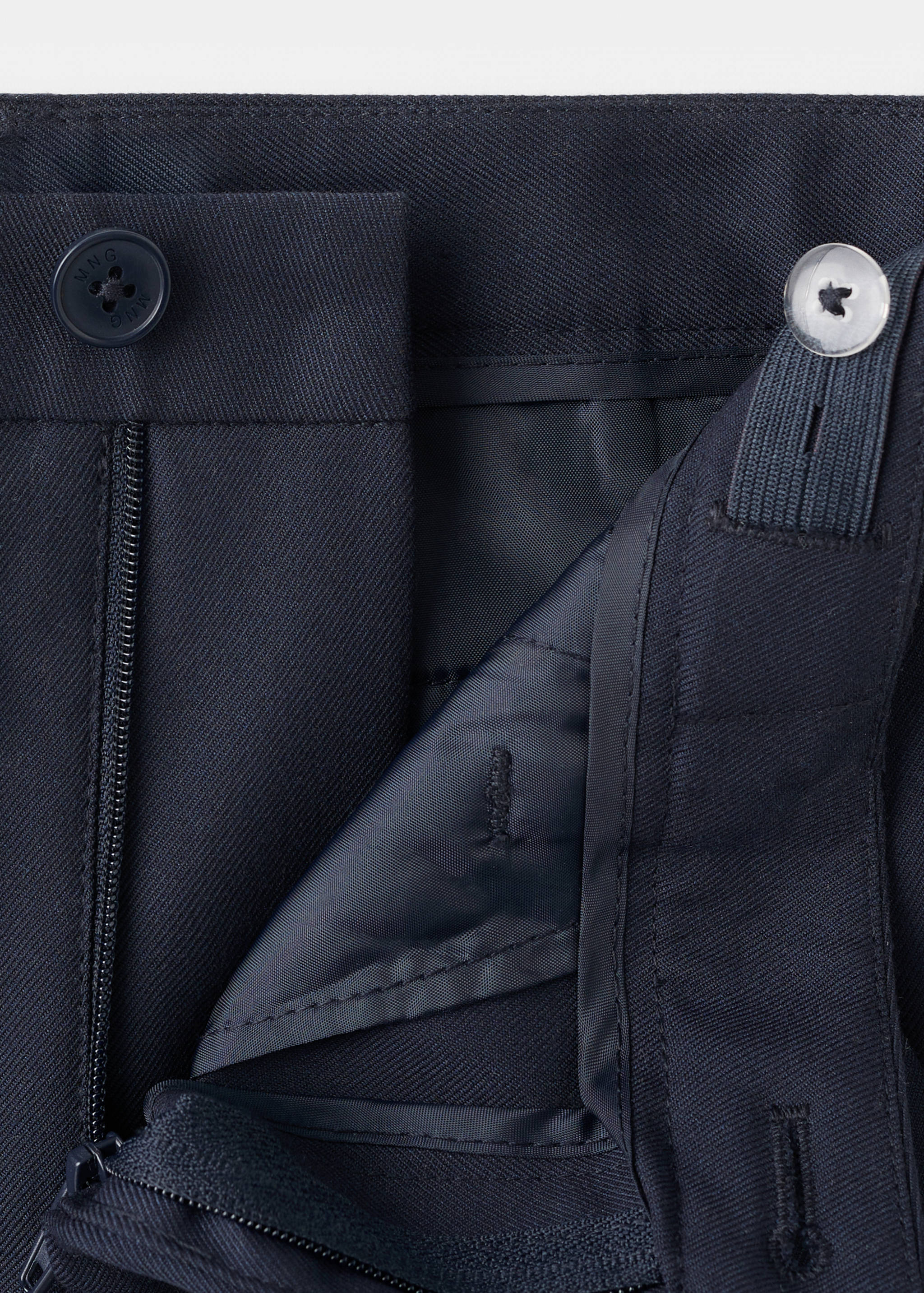 Straight suit trousers - Details of the article 0