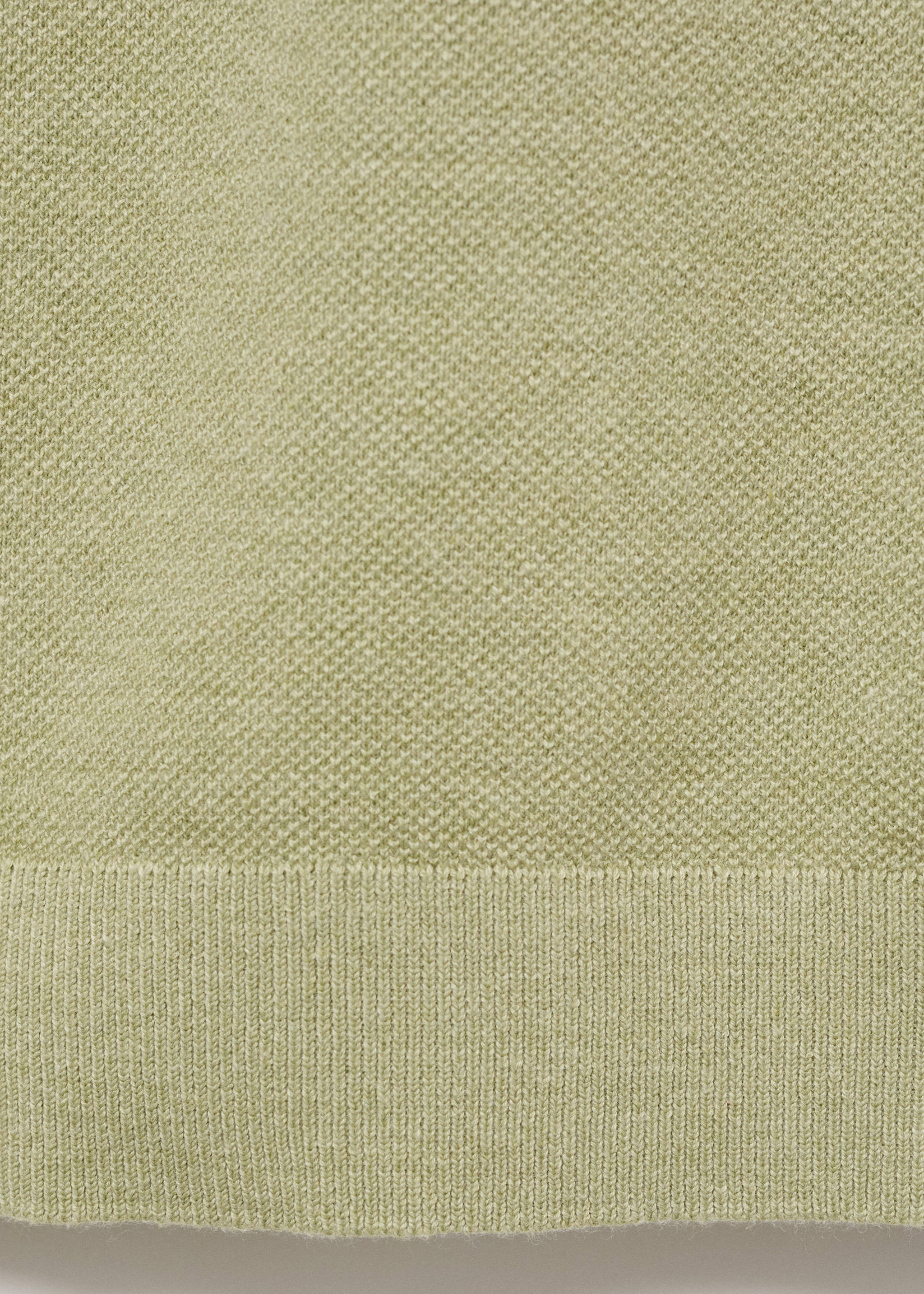 Finstickad t-shirt i bomull - Detaljer om artikeln 0