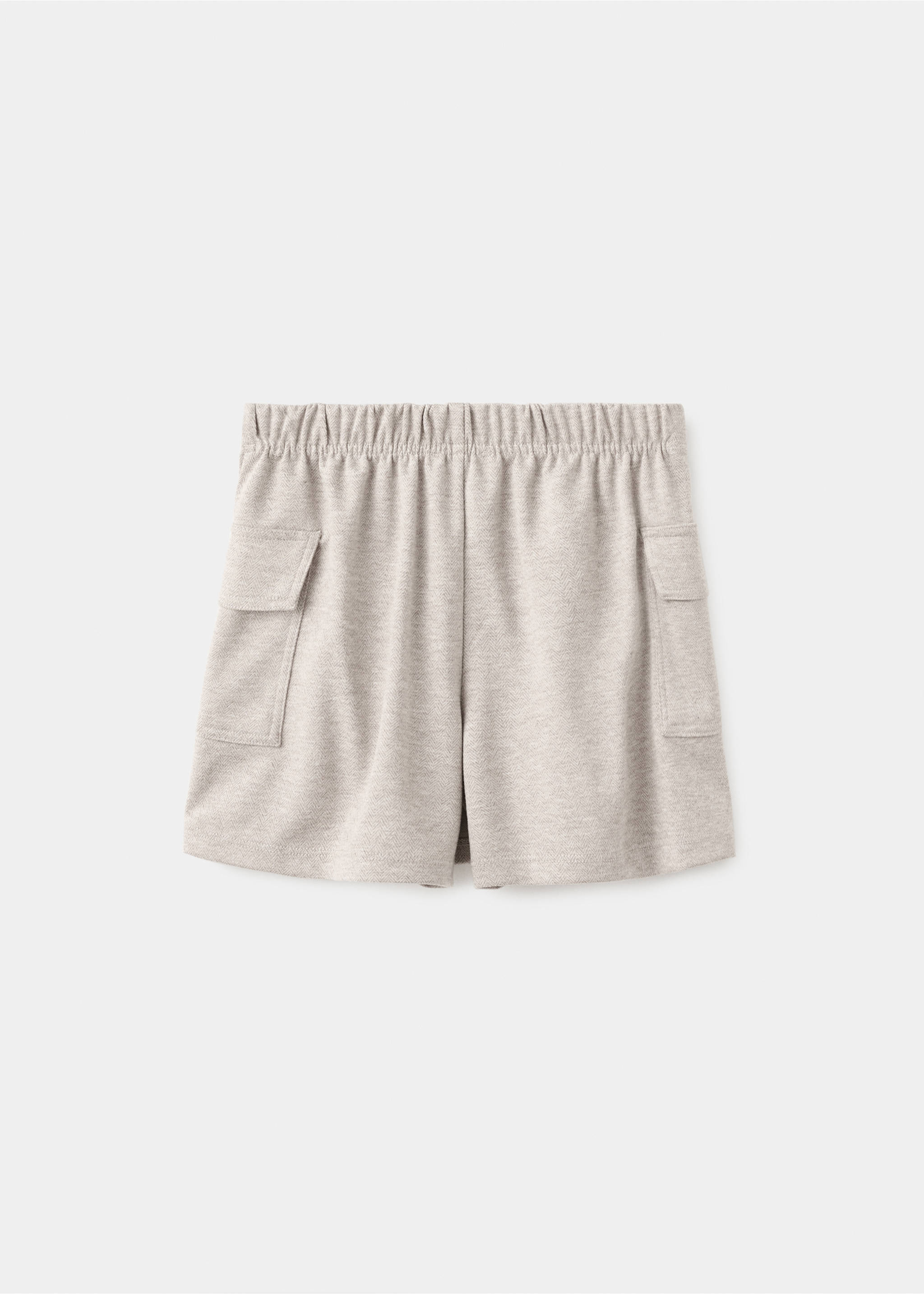 Cargo culottes with pockets - Reverse of the article, Sand. Ref: 17097763-00.