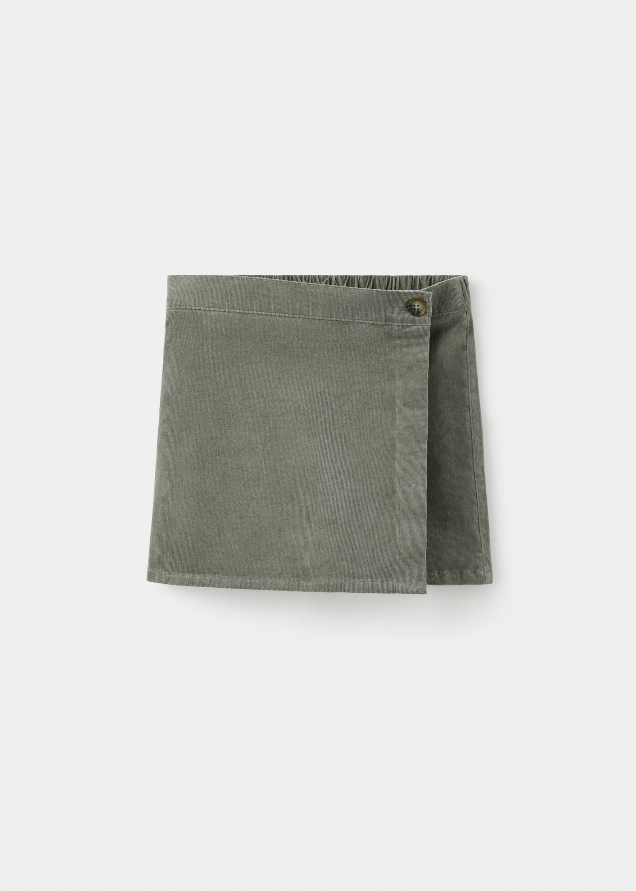 Cordoury skirt trousers - Article without model, Khaki. Ref: 17097765-00.