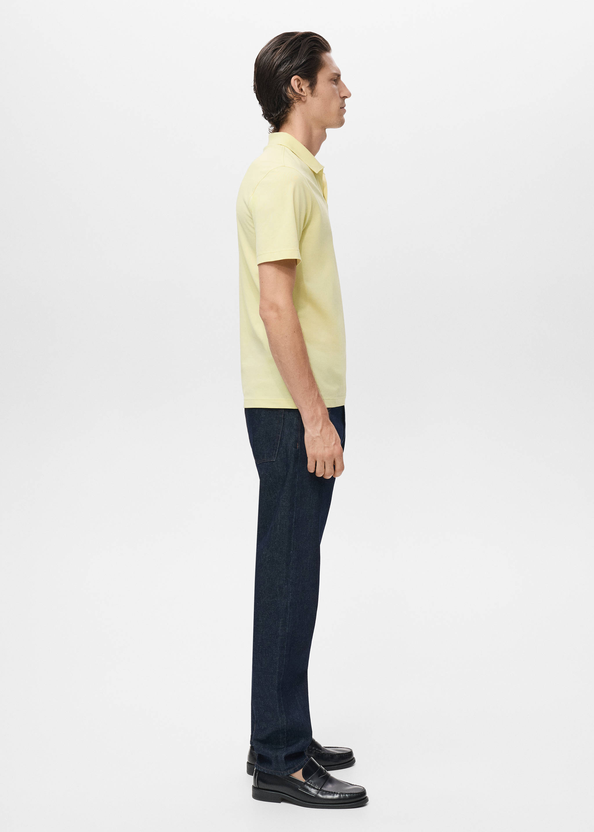Cotton piqué polo shirt - Details of the article 1