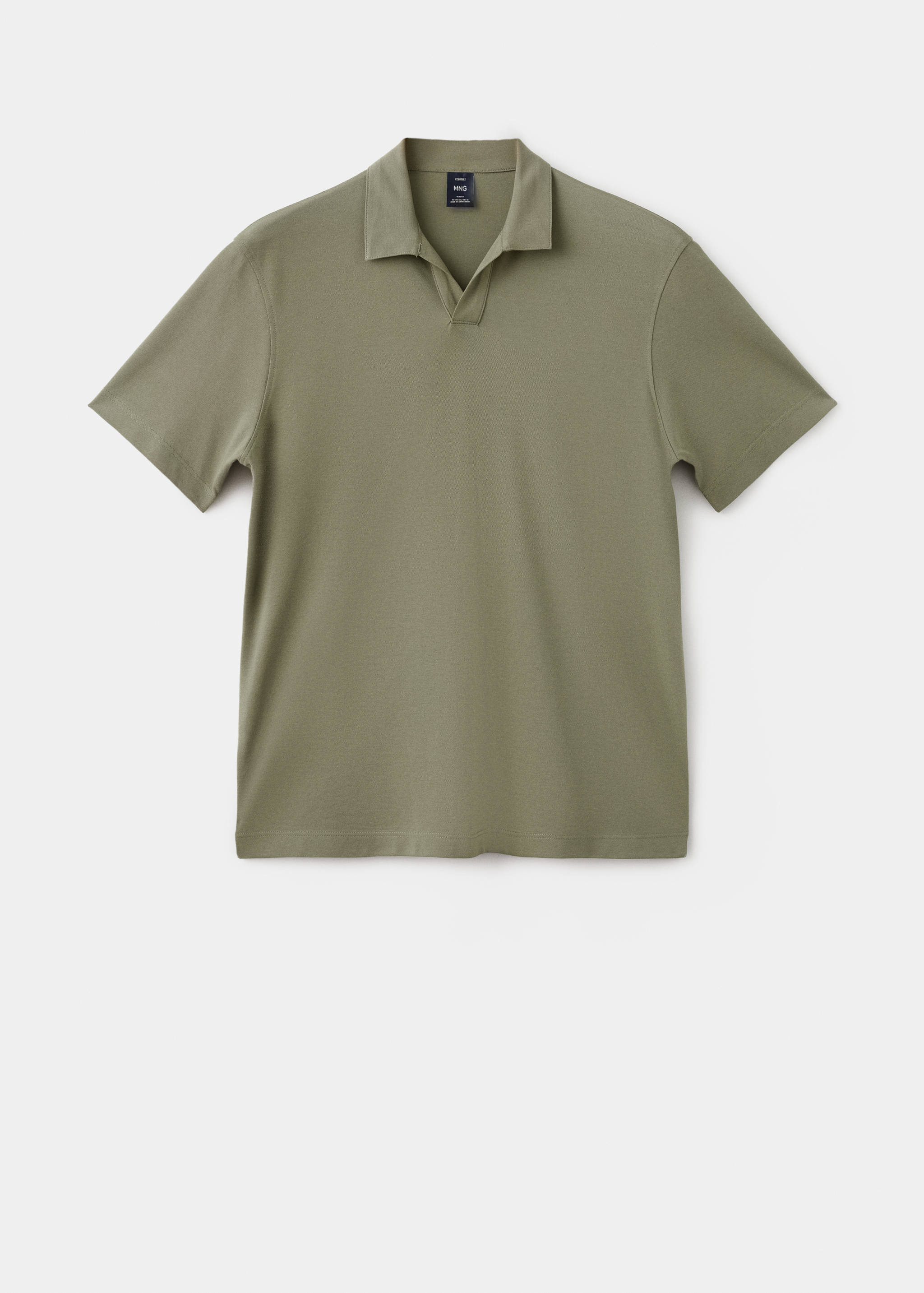 Cotton piqué polo shirt - Article without model