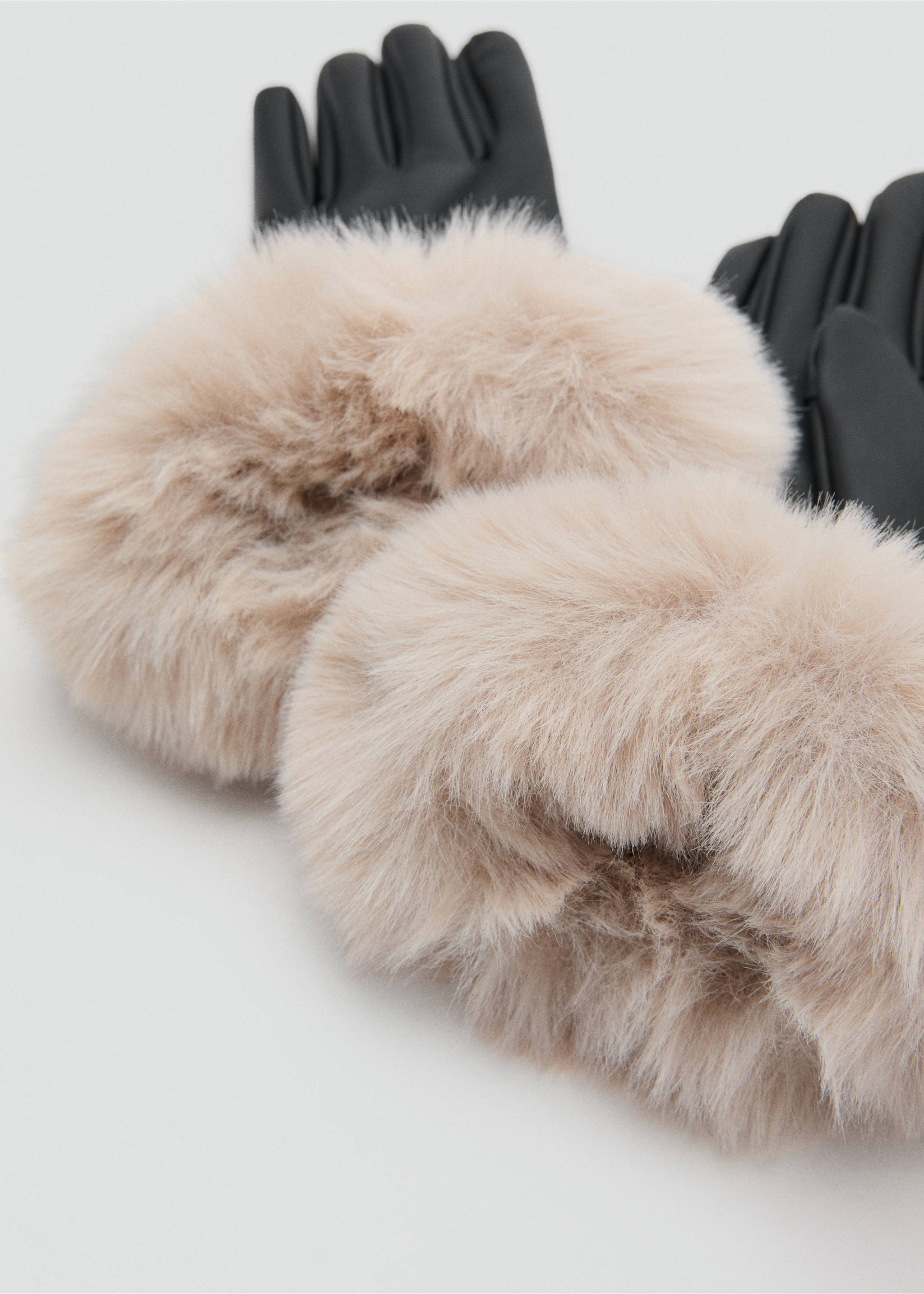 Combined hair gloves - Medium plane, Beige. Ref: 17097768-00.
