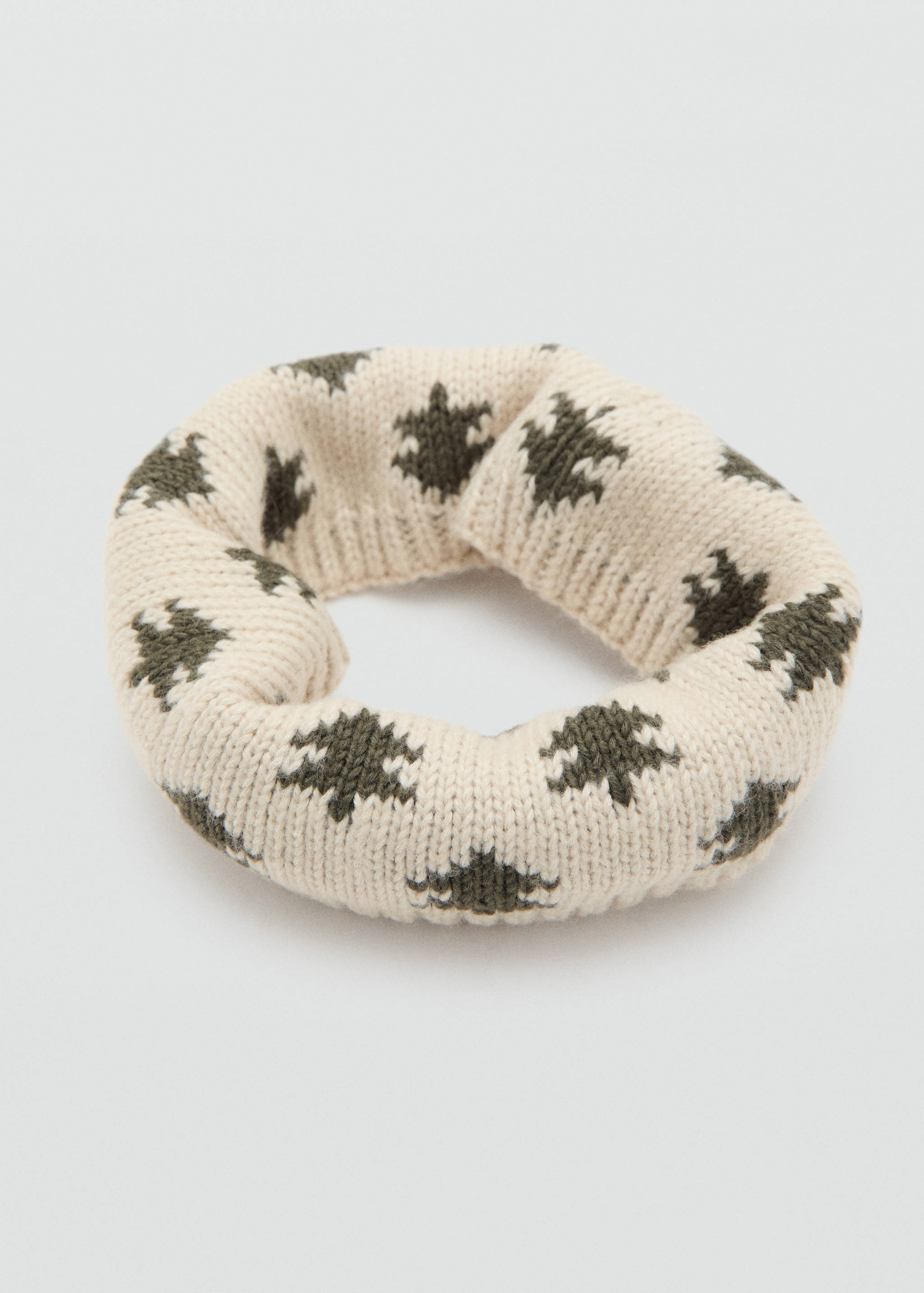 Écharpe en maille brodée - Détail de l'article 1