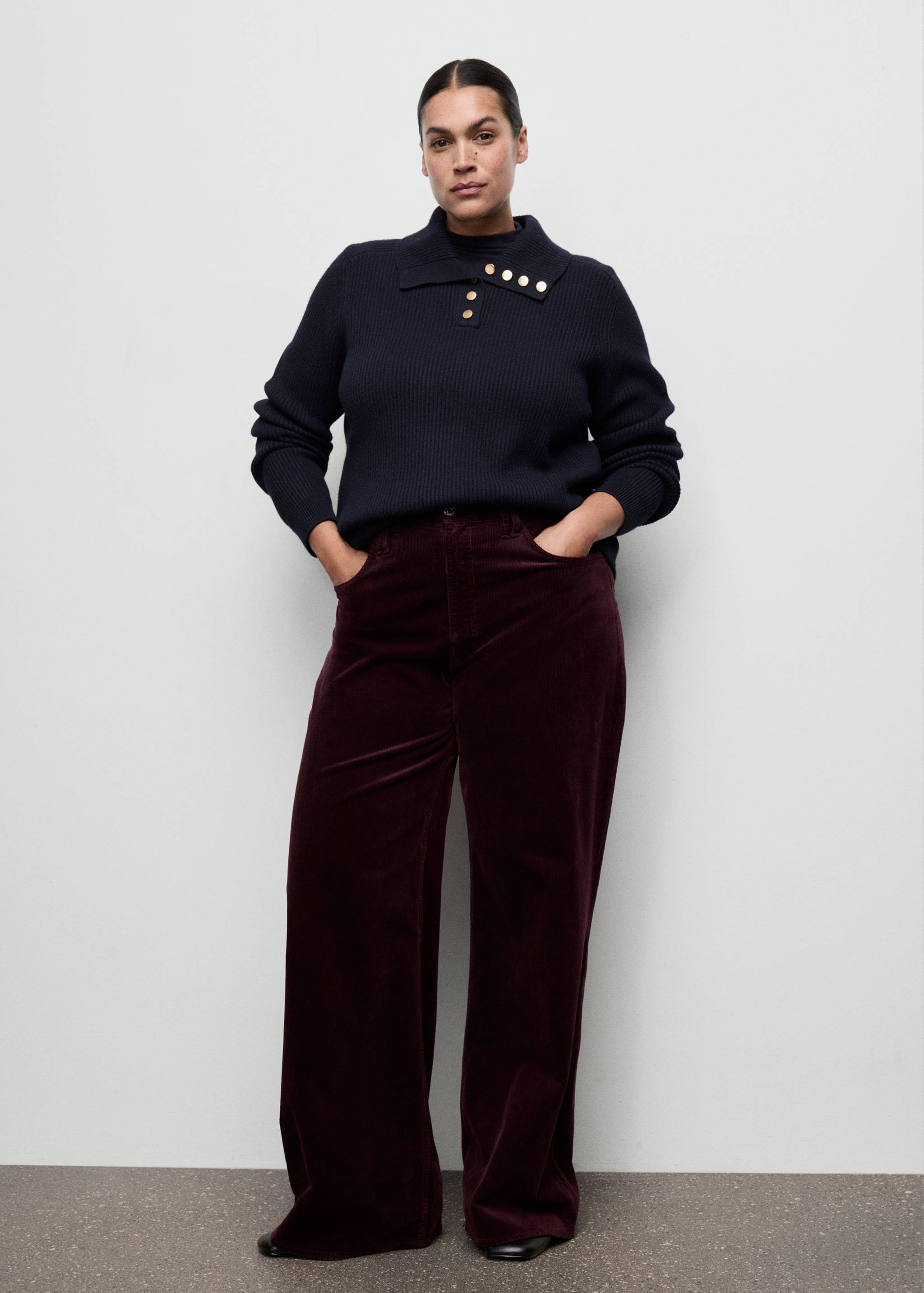 Wide-Leg-Cord-Jeans - Detail des Artikels 3